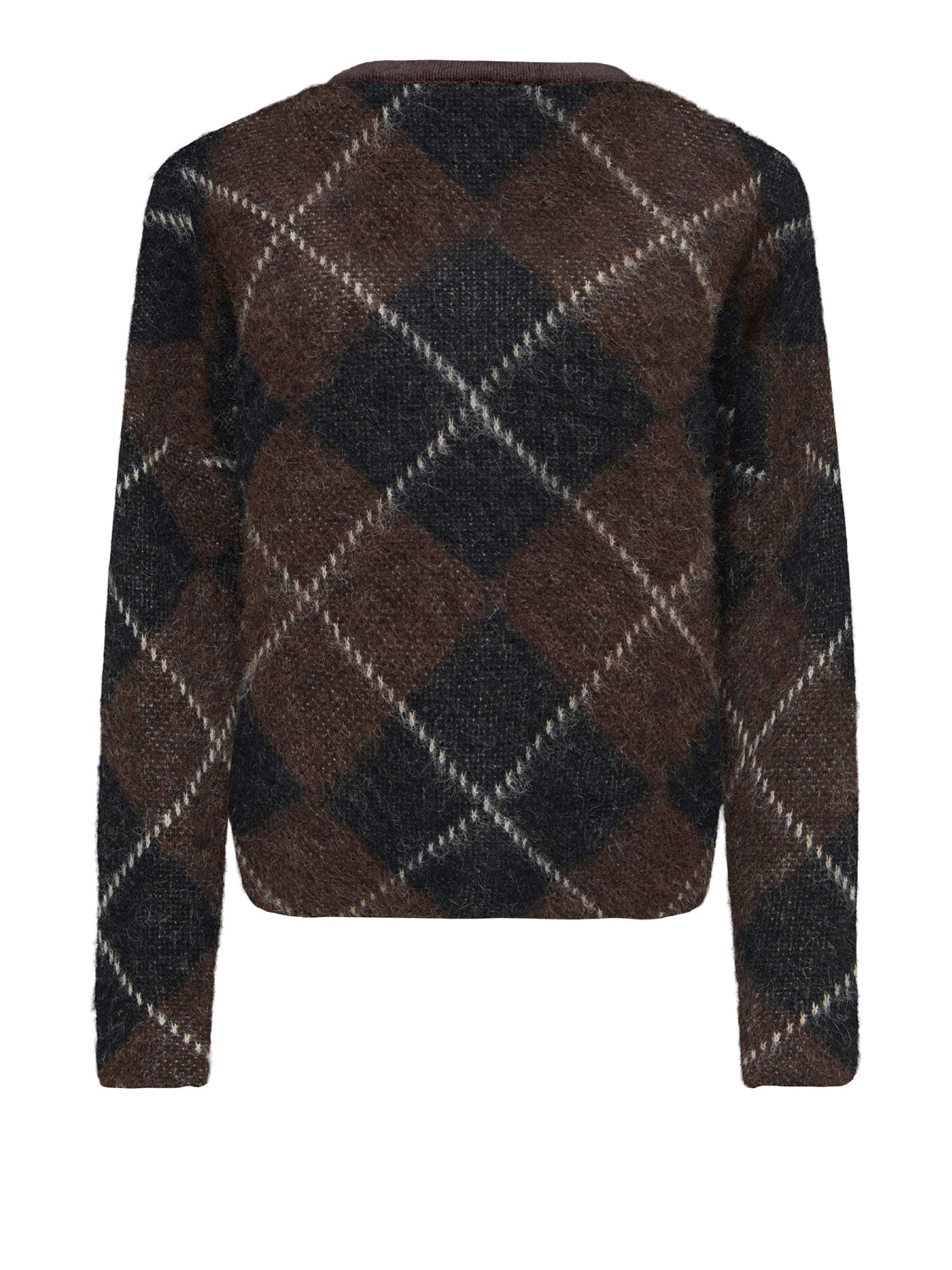 ONLY DROP5 Only Cardigan Onlnoeme Ls O-Neck Knt - Marrone BROWN