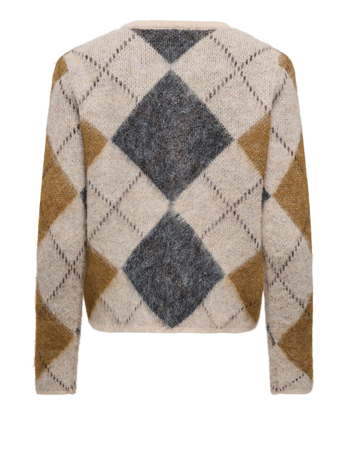 ONLY DROP5 Cardigan Only Onlnoeme Ls O-Neck Knt - Grigio GREY