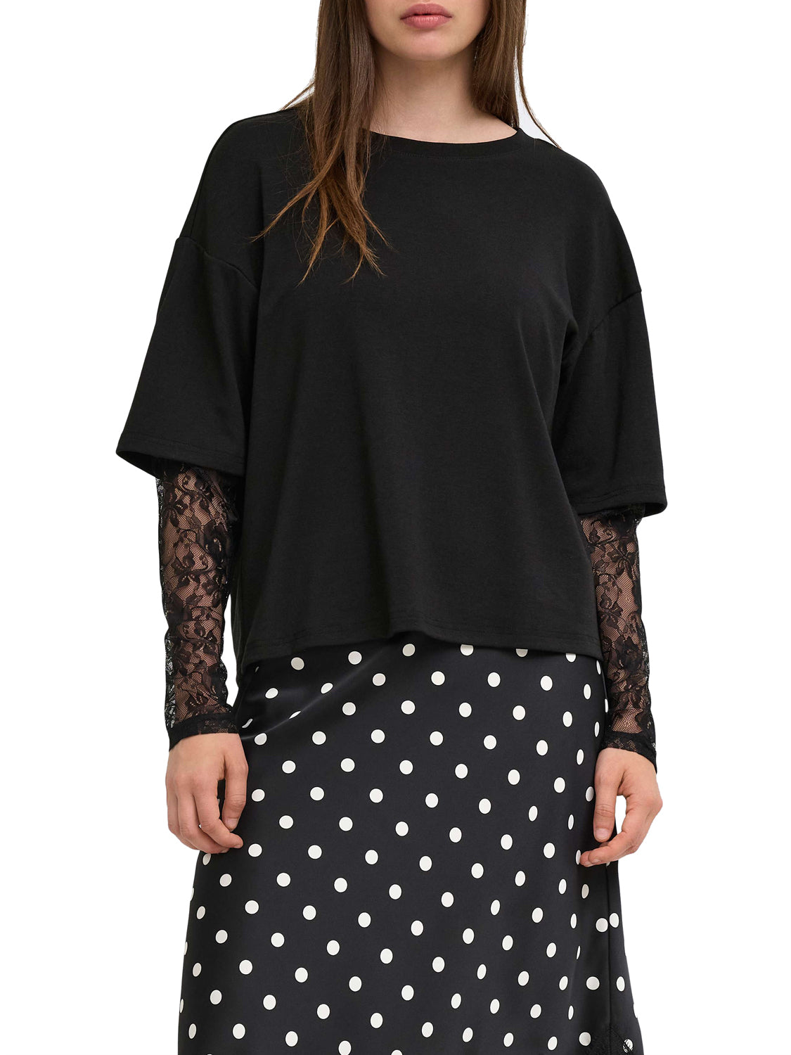 ONLY DROP5 Only Maglia Onlthlia Nero BLACK