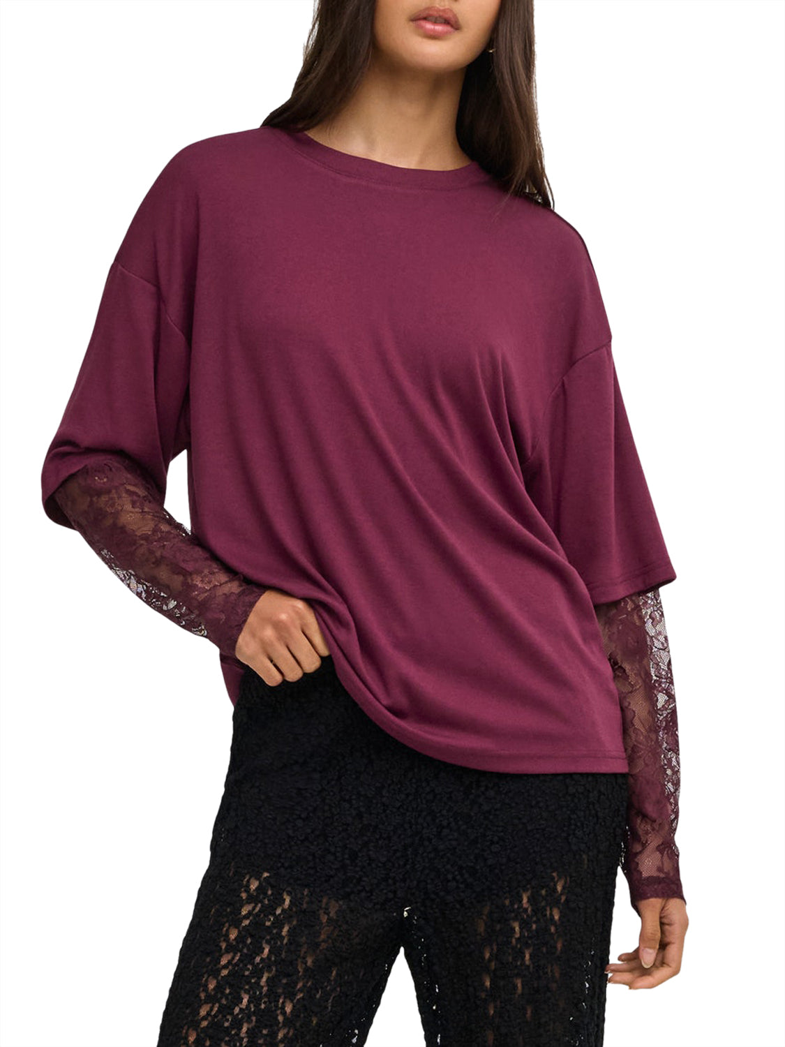 ONLY DROP5 Only Maglia Onlthlia Purple PURPLE
