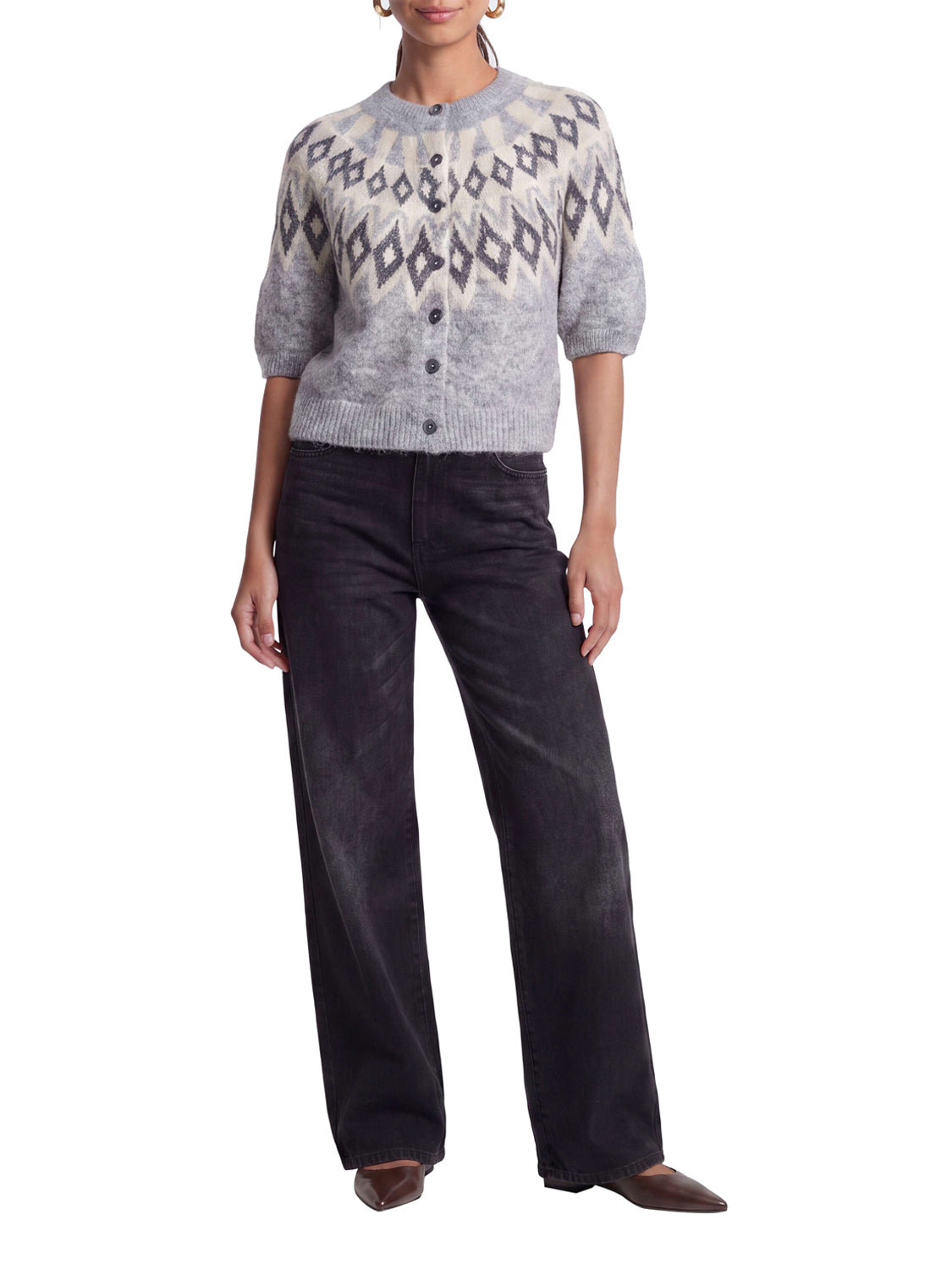 ONLY DROP5 Cardigan Onlreykja Grigio GREY
