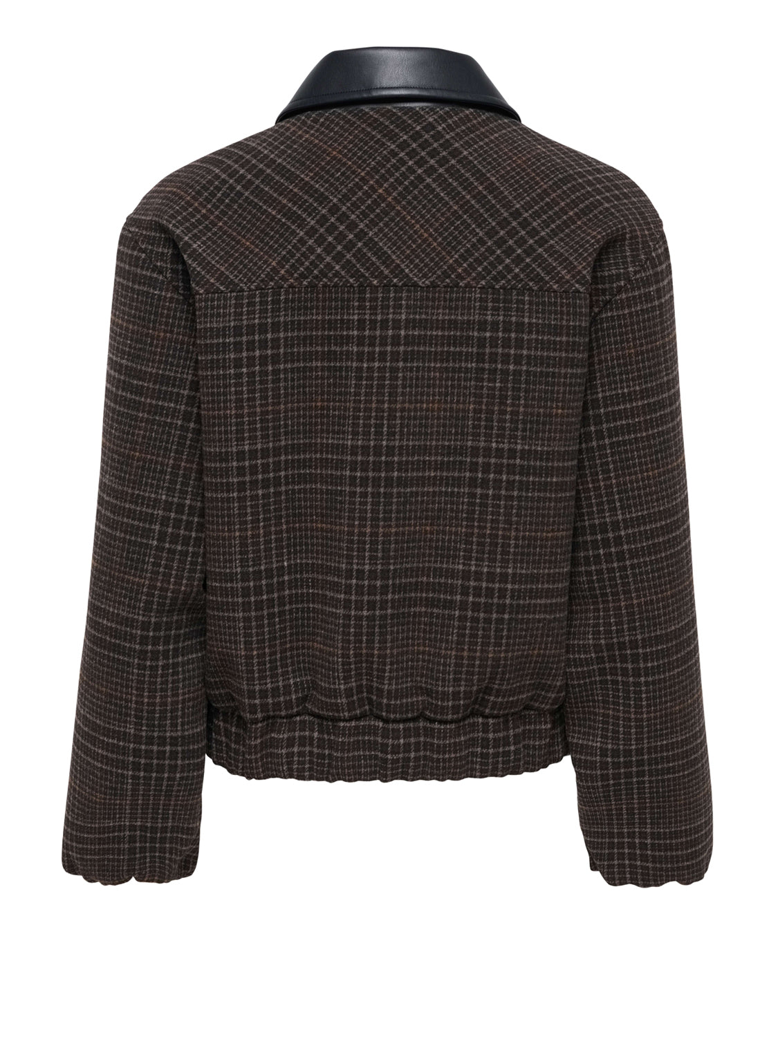 ONLY DROP5 Only Giubbotto Onlmika Check Bomber - Nero BLACK
