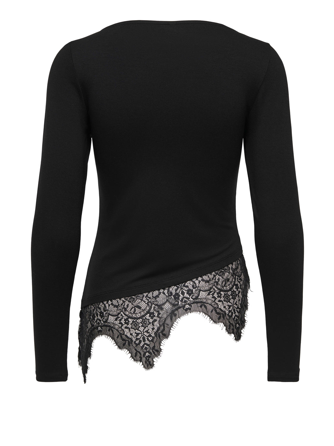 ONLY DROP5 Only Maglia Onllaila Lace Mix Top Jrs Noos - Nero BLACK
