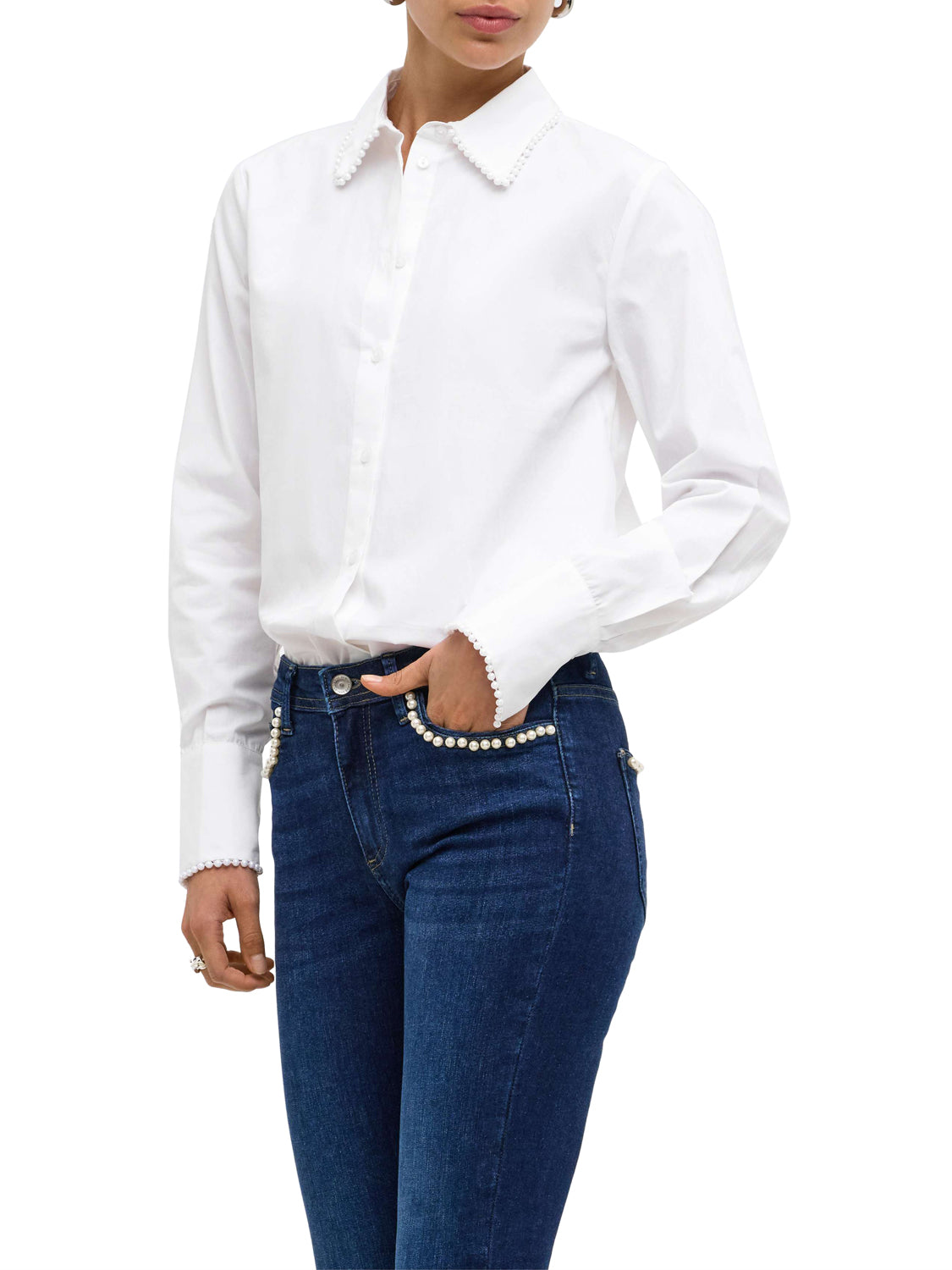 ONLY DROP6 Camicia Only Onlnemil - Bianco WHITE