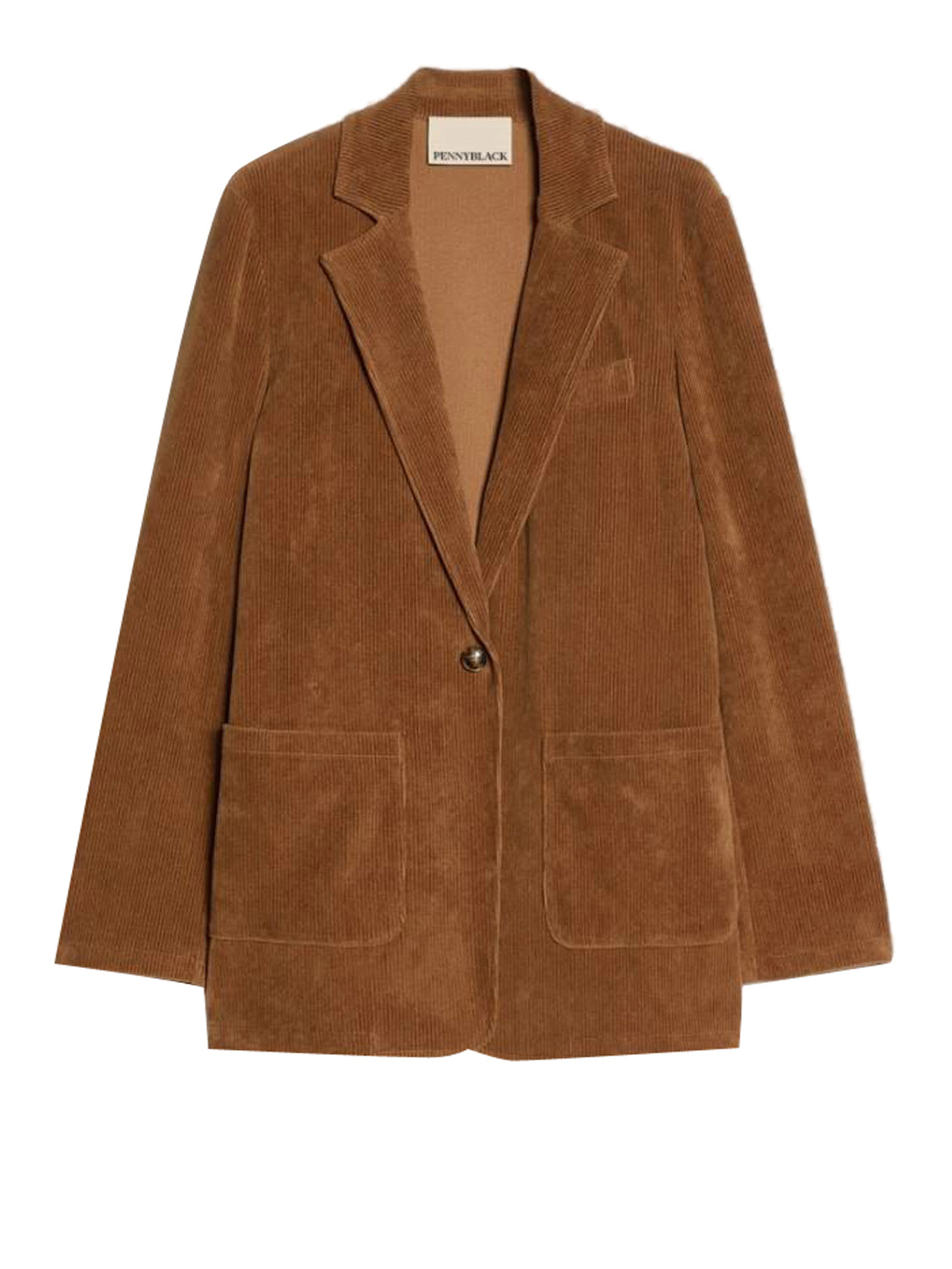 PENNY BLACK FREEDOM Blazer Penny Black In Jersey Velluto Cammello Cammello