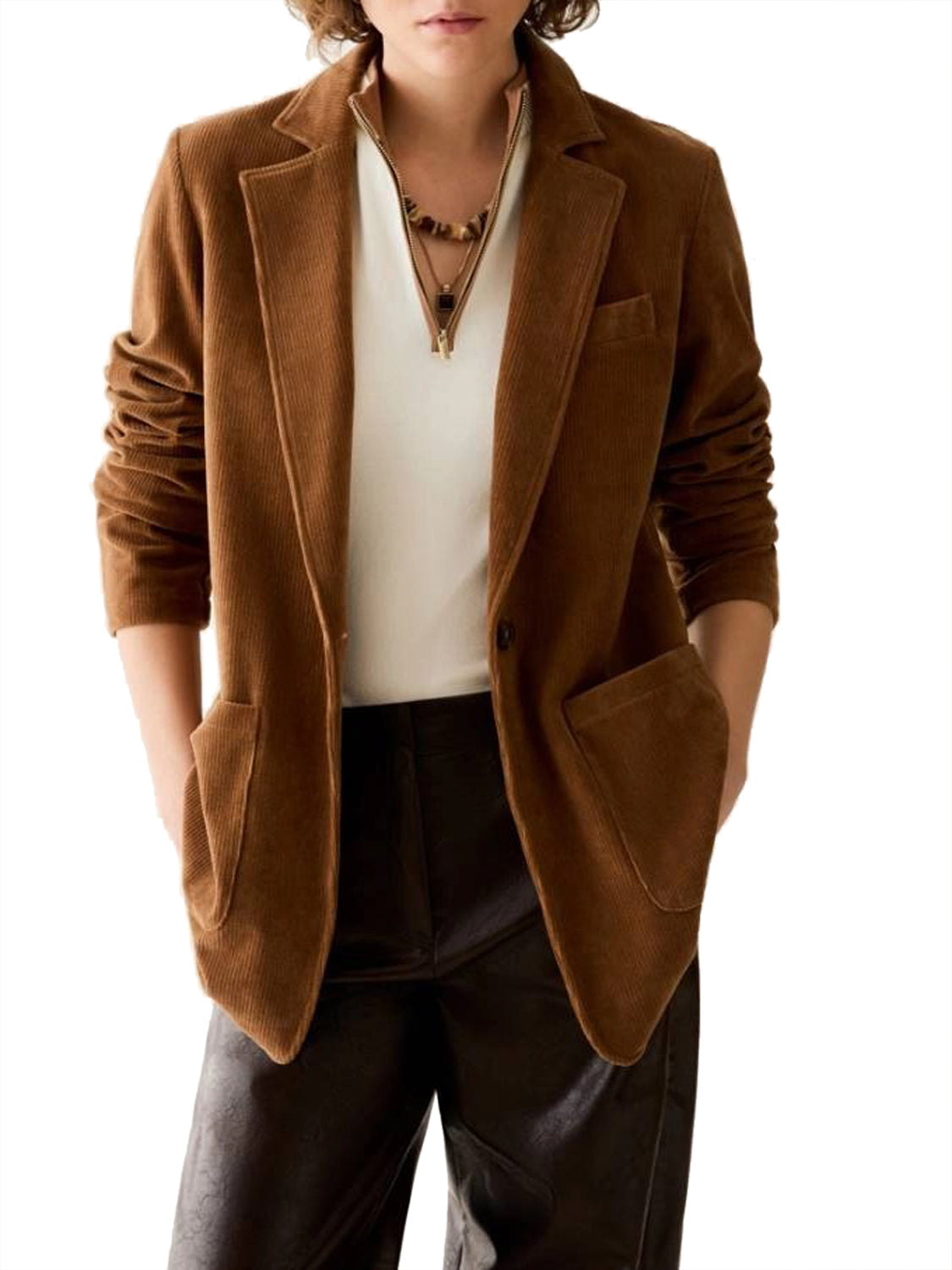 PENNY BLACK FREEDOM Blazer Penny Black In Jersey Velluto Cammello Cammello