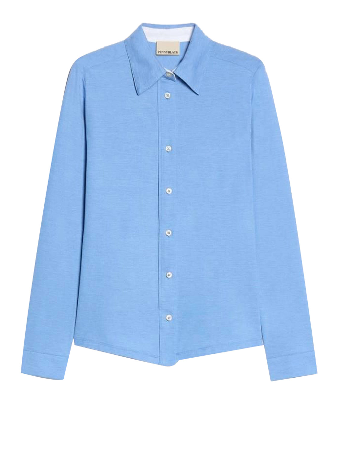 PENNY BLACK FREEDOM Camicia Slim Penny Black In Jersey Di cotone - Azzurro Azzurro