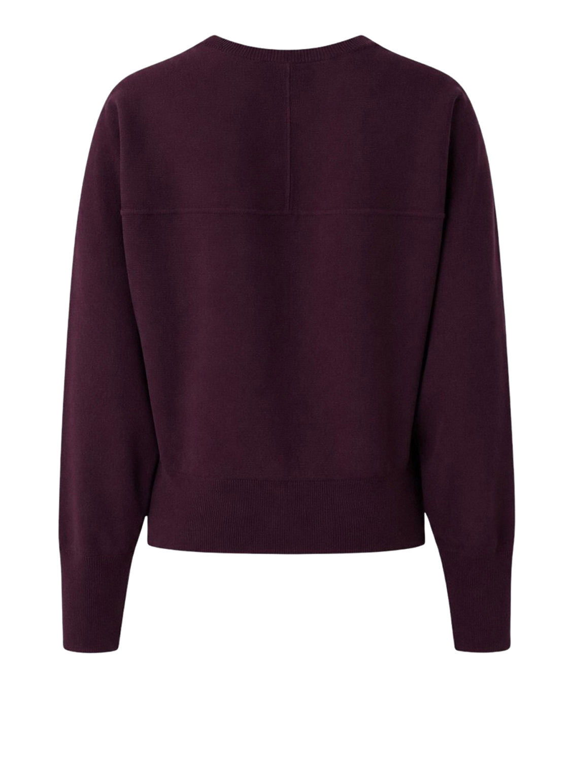 PINKO Pinko Maglia Lanzarote Lana Logo Viola Viola Prugna