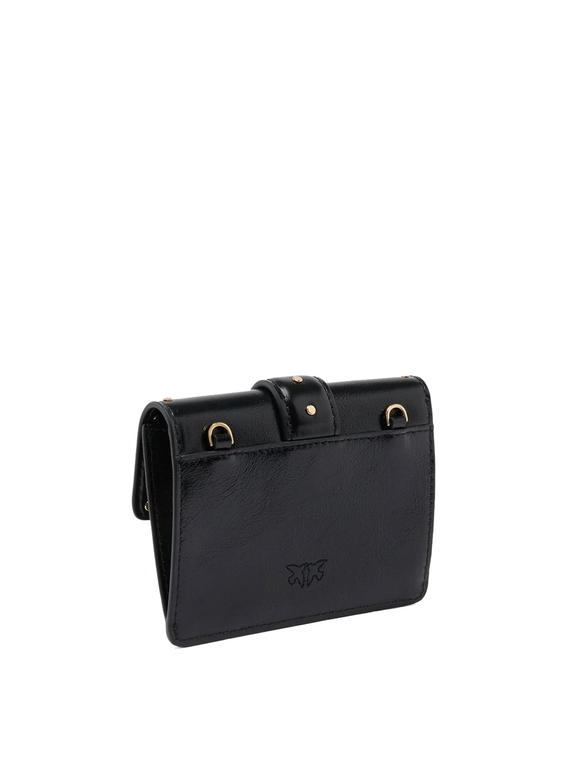PINKO 2 USCITA Borsa Love Pocket Studs Vit. Polishe Pinko - Nero Limusine Nero Limousine-Oro