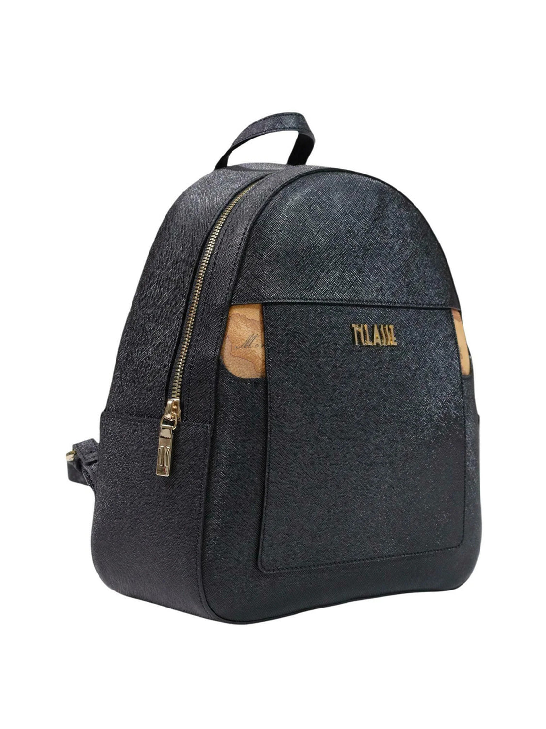 PRIMA CLASSE STAGIONE Alviero Martini Zaino Logo Frontale Nero Nero