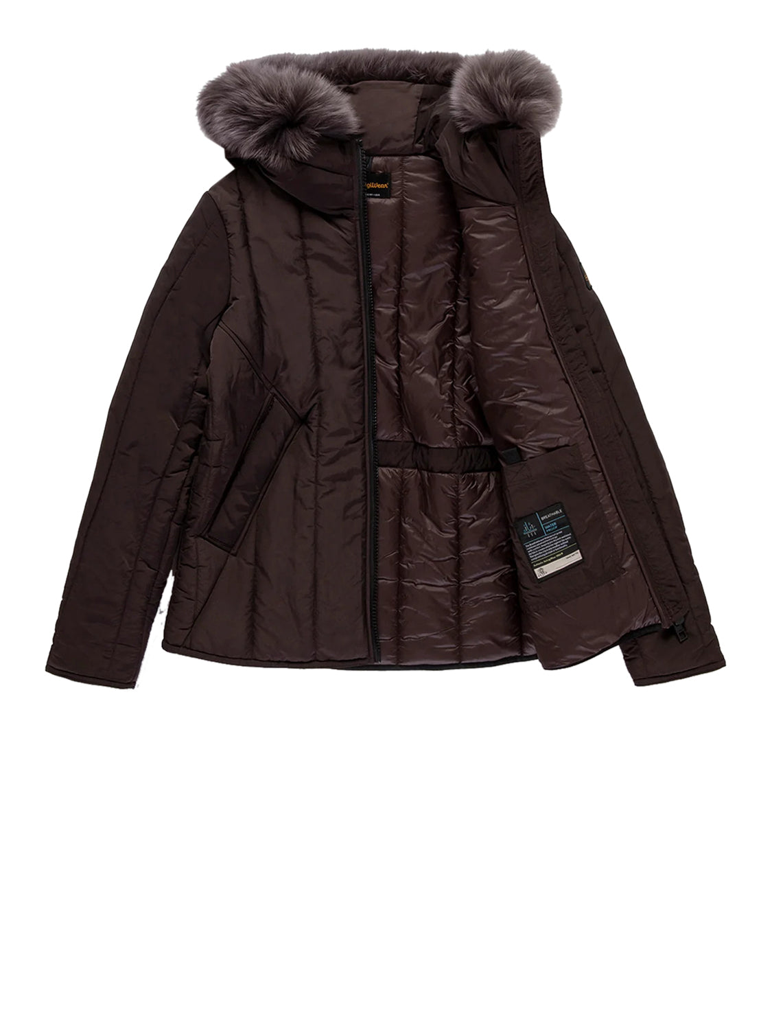 Refrigwear Giubbotto Refrigiwear Short Berna Marrone BLACK COFFEE
