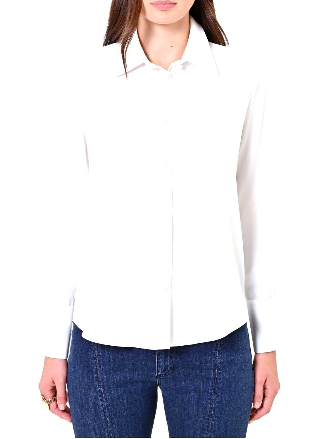 RINASCIMENTO Camicia Casual Rinascimento Tinta Unita Bianco Panna Bianco