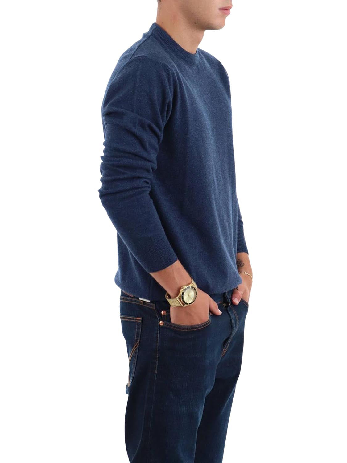 ROY ROGERS Maglione Roy Rogers Tinta Unita Denim DENIM