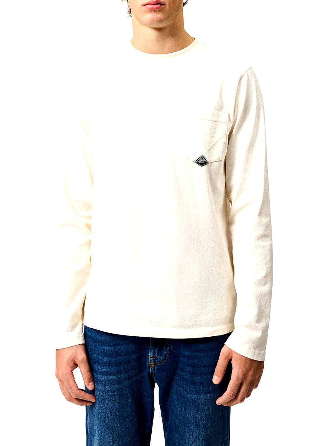 ROY ROGERS Roy Rogers T-Shirt Pocket In Jersey Burro Butter