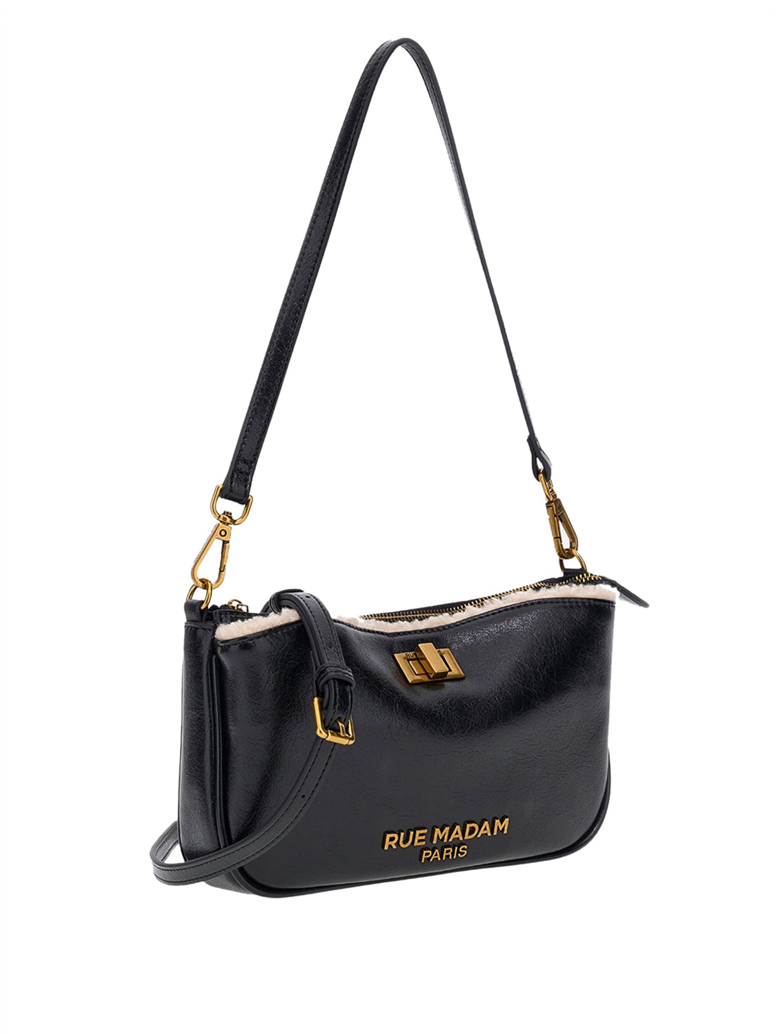 RUE MADAM Pochette Rue Madam Les Jours Clutch Nero BLACK