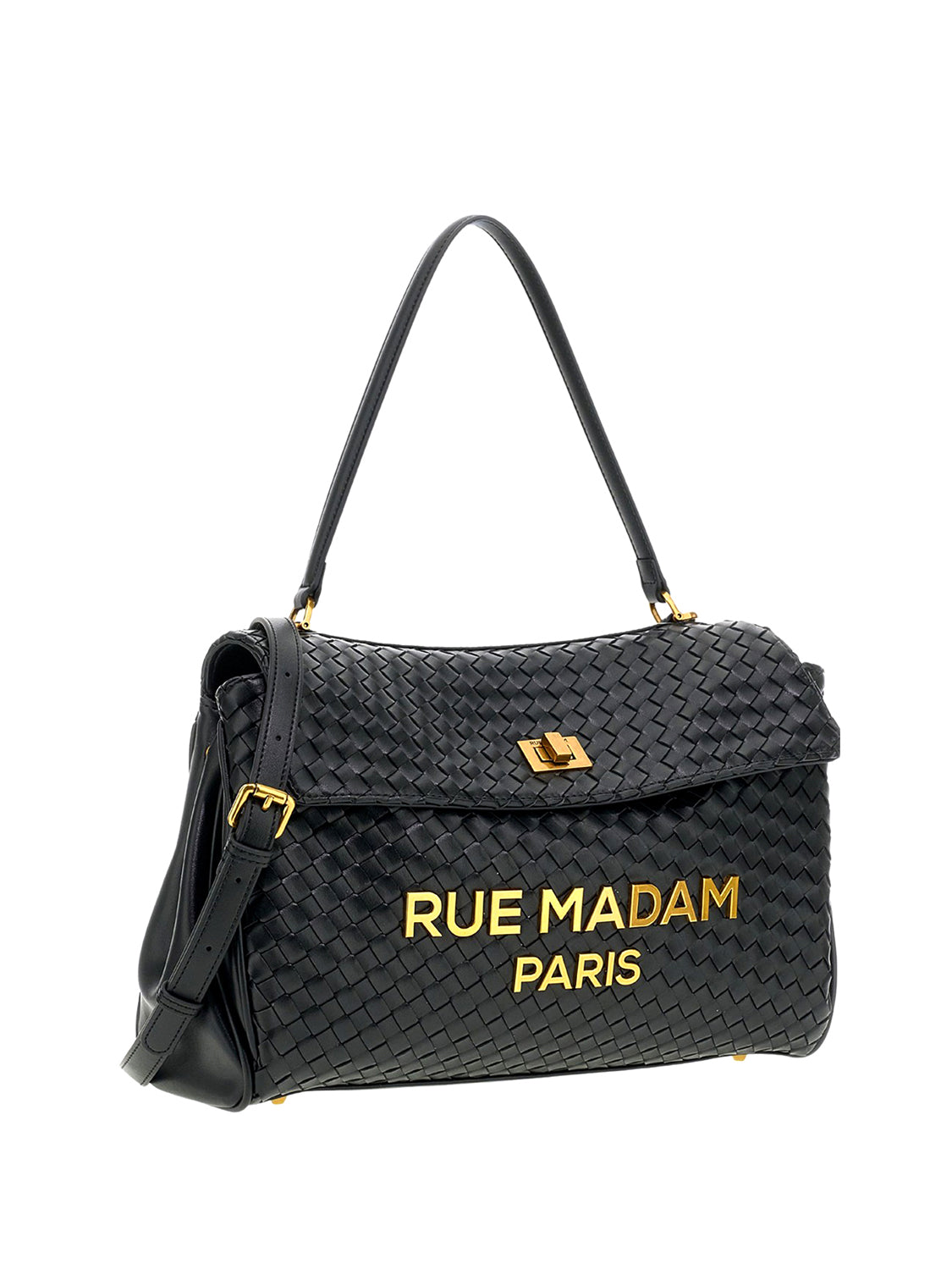 RUE MADAM Borsa A Mano Rue Madam Les Jours Xl Motif Nero BLACK