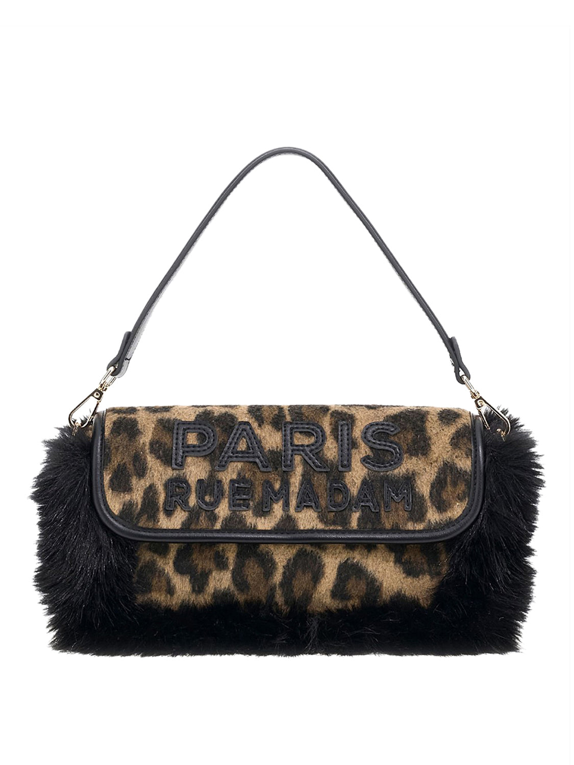 RUE MADAM Borsa A Tracolla Megeve Rue Madam Leopard LEOPARD