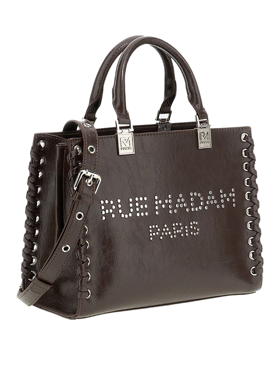 RUE MADAM Borsa A Mano Rue Madam Sioux Mini Tote Marrone Dark Brown