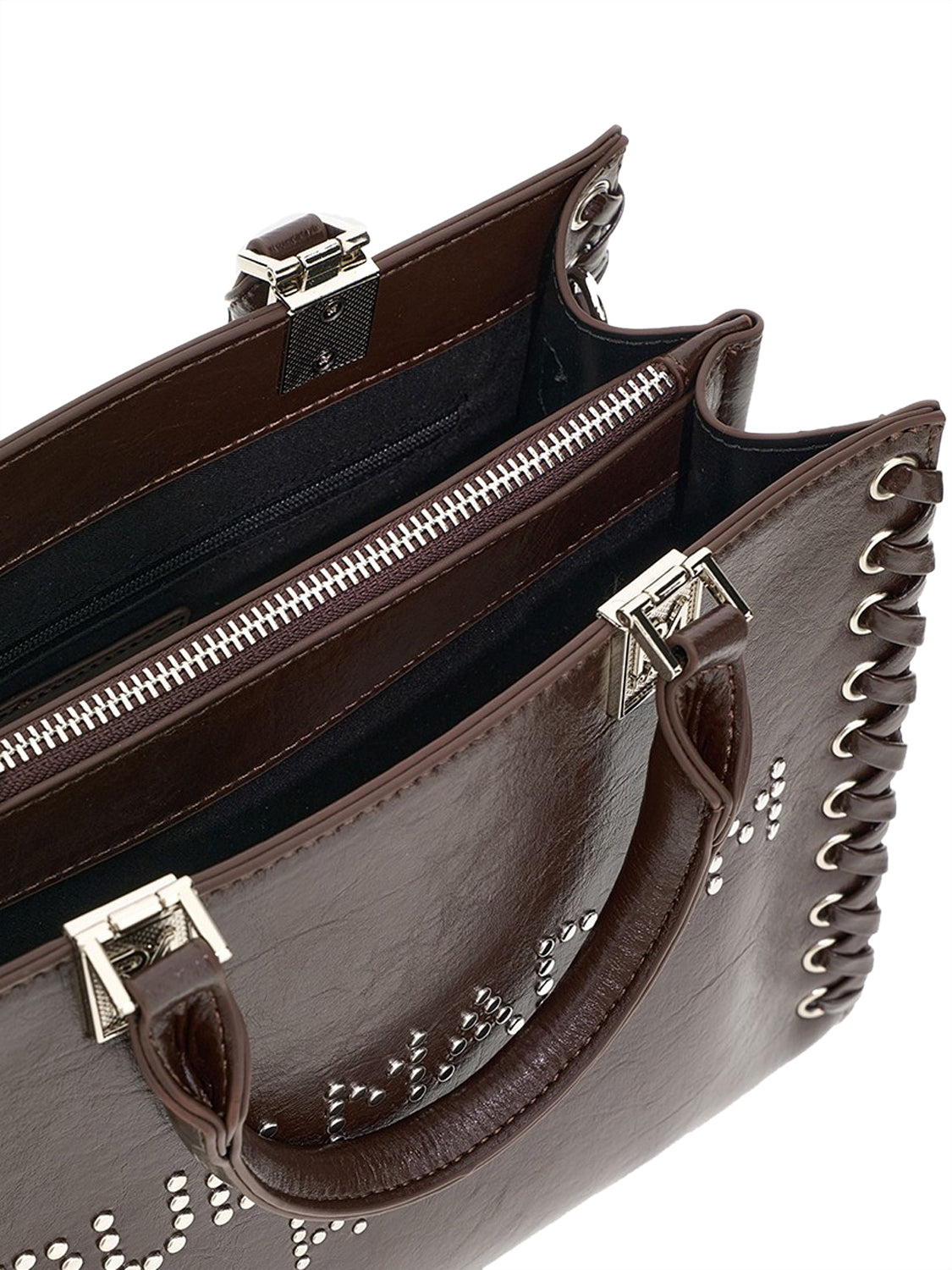 RUE MADAM Borsa A Mano Rue Madam Sioux Mini Tote Marrone Dark Brown