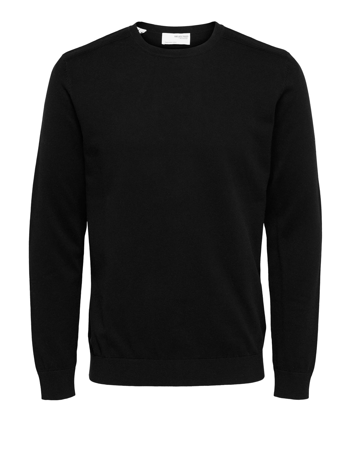 SELECTED Selected Maglione Slmberg Crew Neck - Nero BLACK