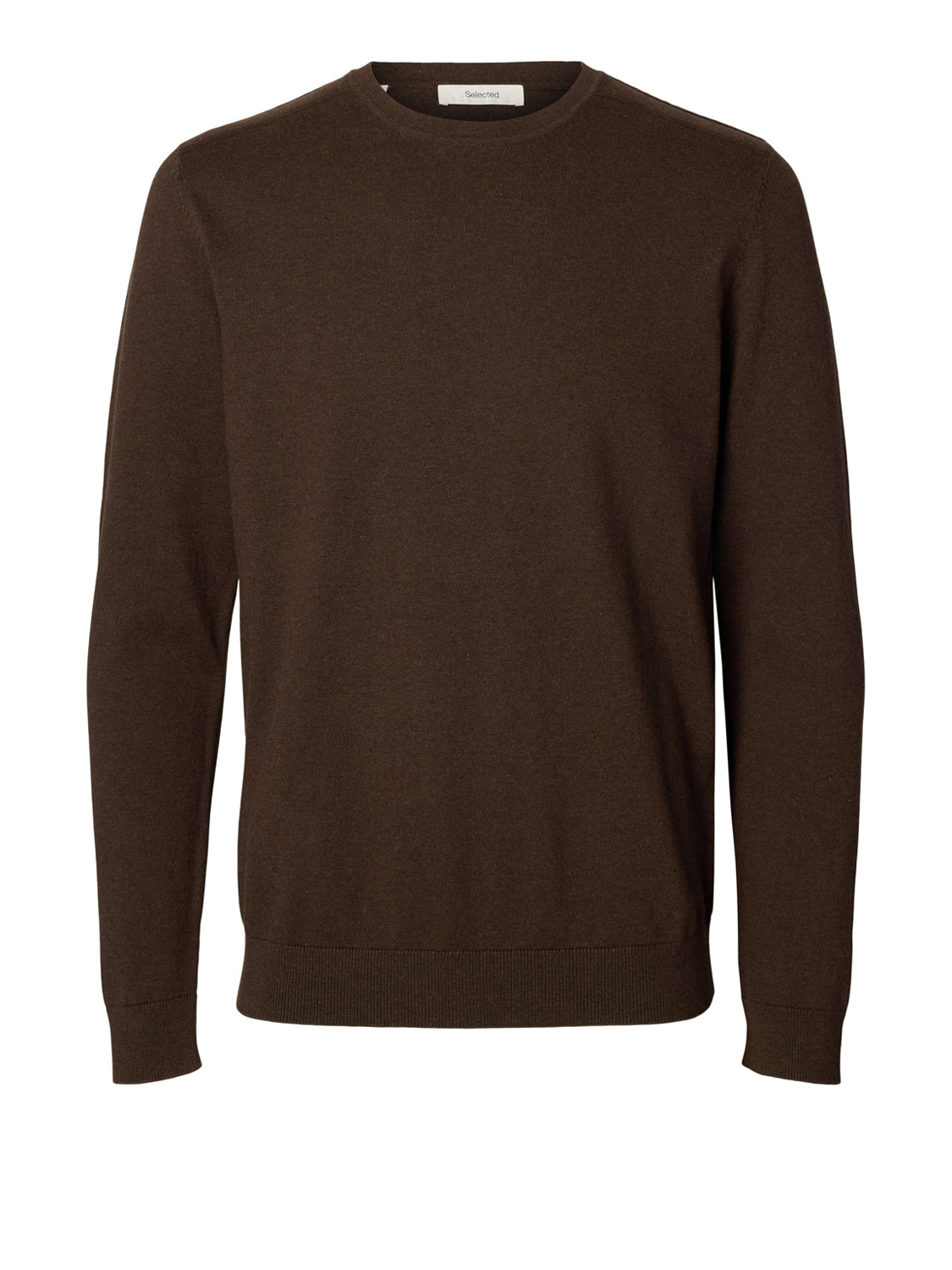 SELECTED Selected Maglione Slmberg Crew Neck - Marrone BROWN