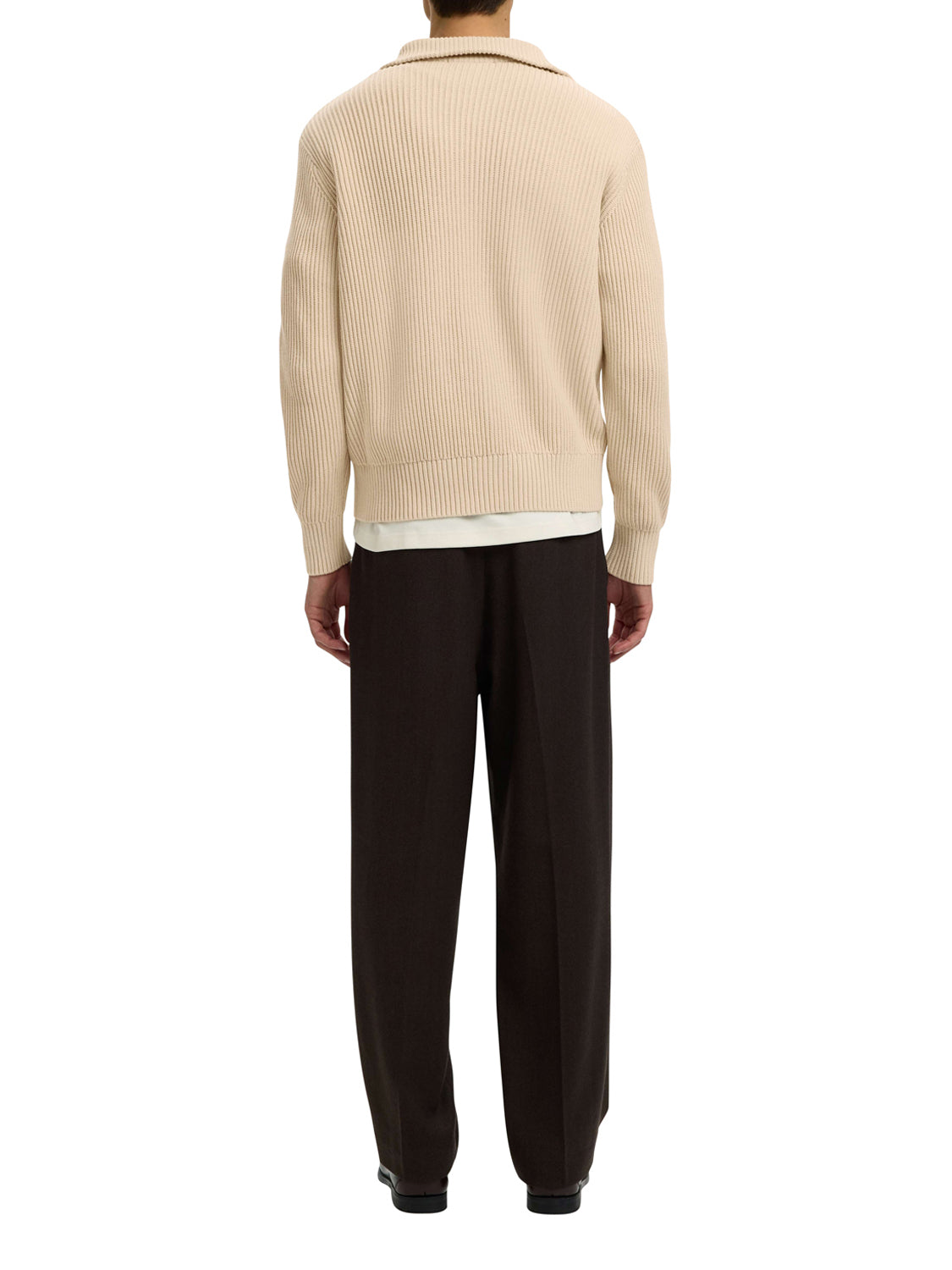 SELECTED Maglione Slmdry Ls Knit - Grigio GREY