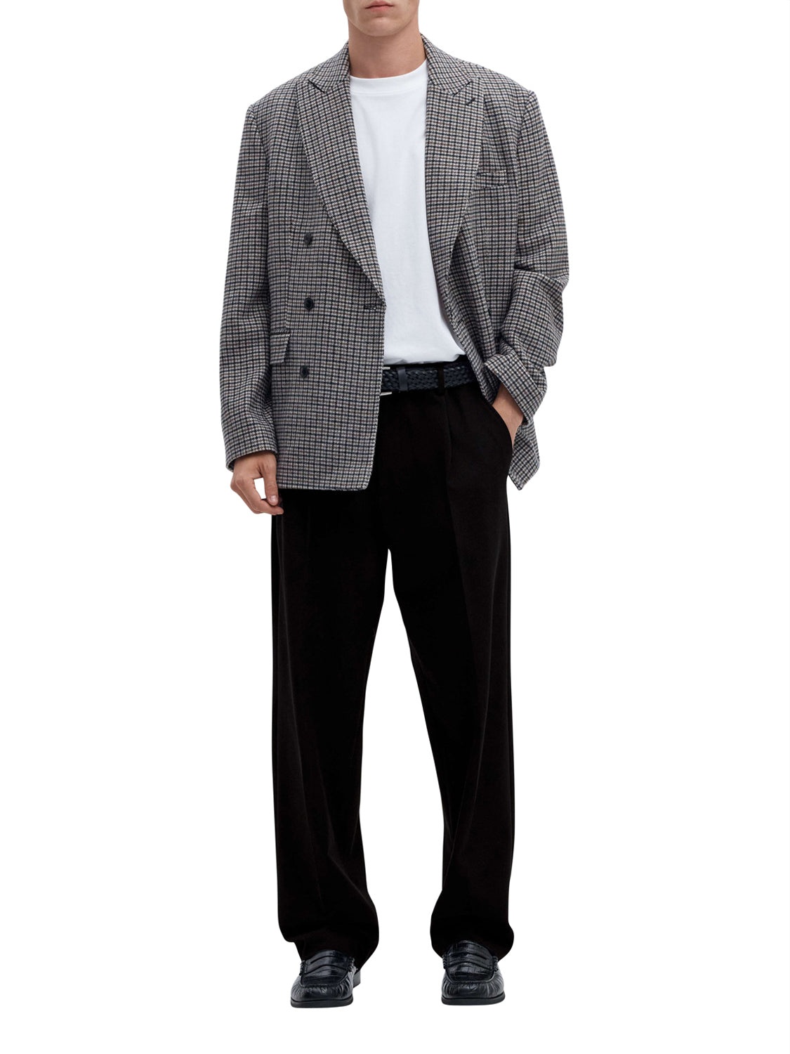 SELECTED Only Selected Slm220-Loose Finn Flex - Nero BLACK