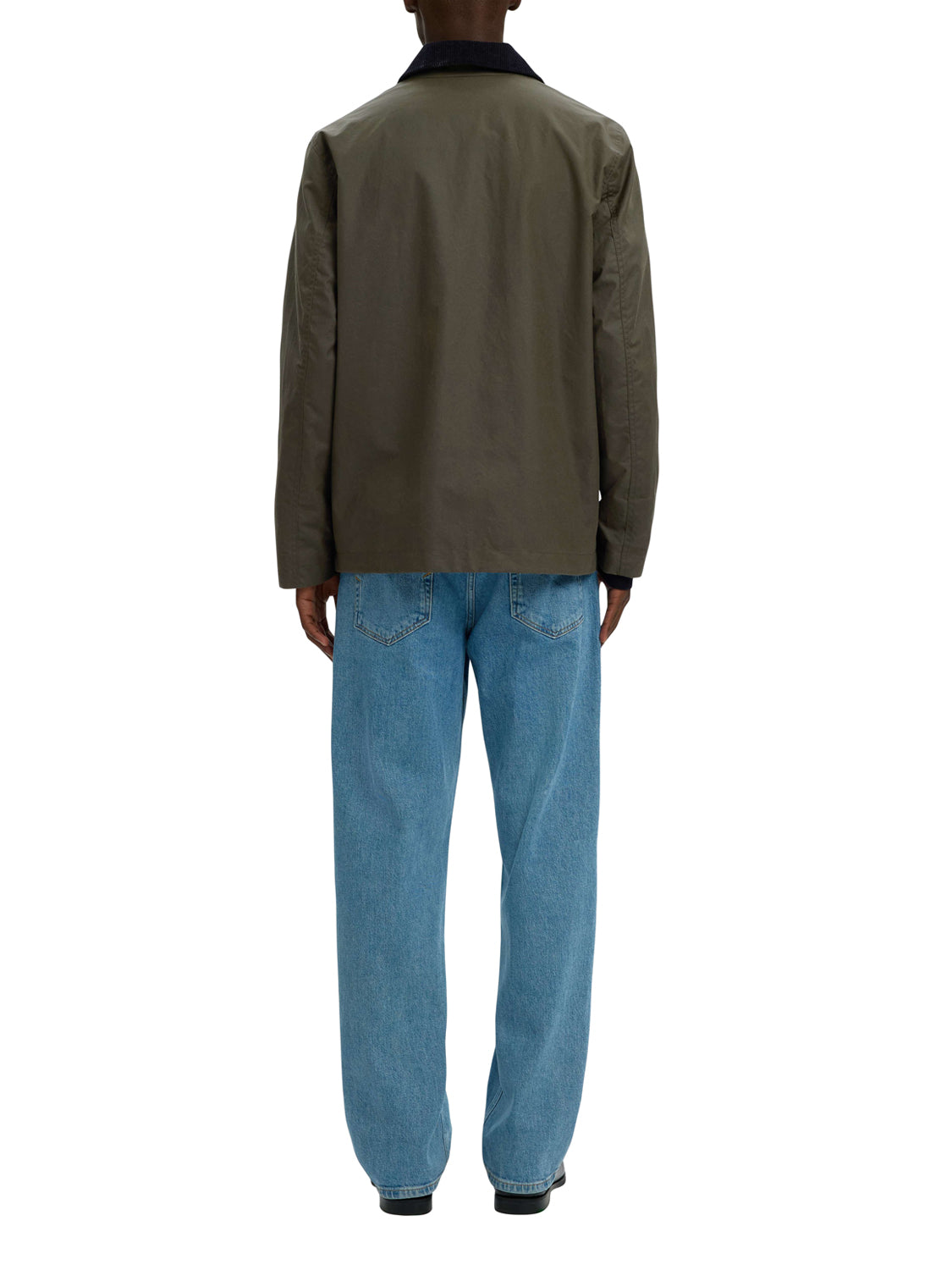SELECTED Selected Giubbotto Slmwalter Waxed Cotton 2.0 - Verde GREEN