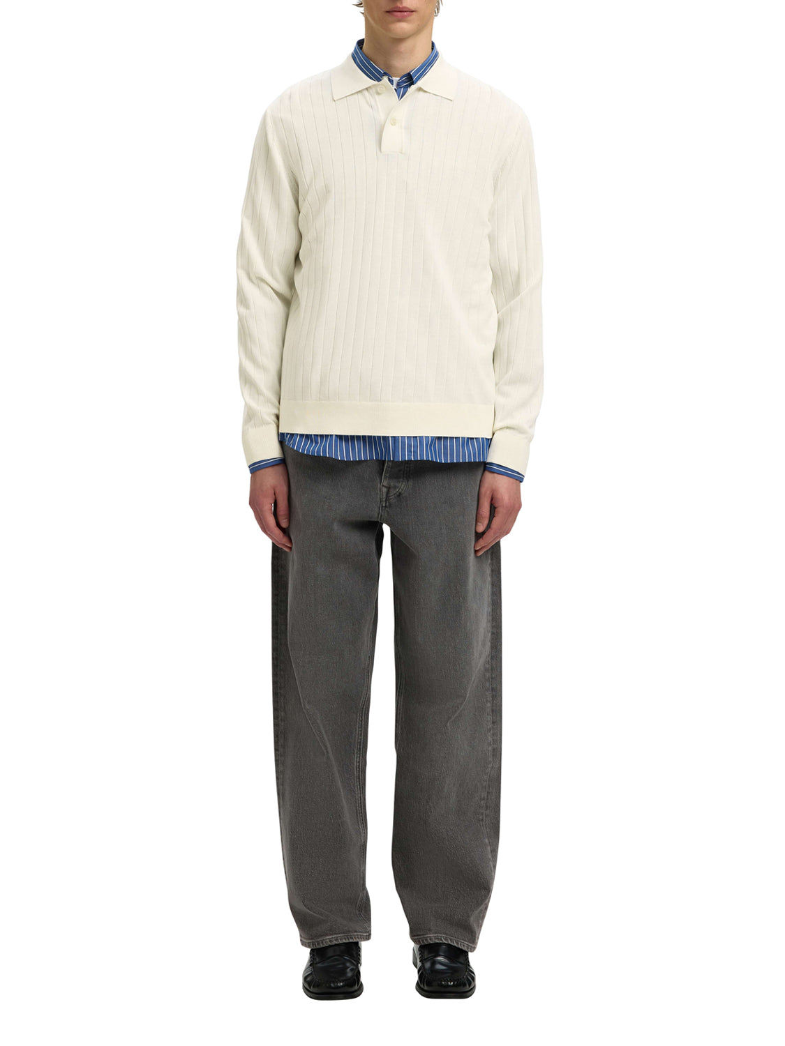 SELECTED Selected Polo Slmtorino - Bianco WHITE