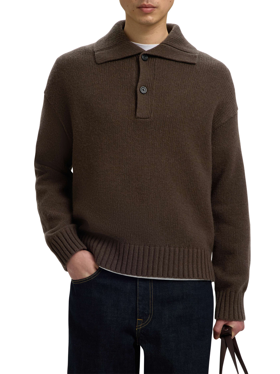 SELECTED Maglione Slmcody Selected Marrone BROWN