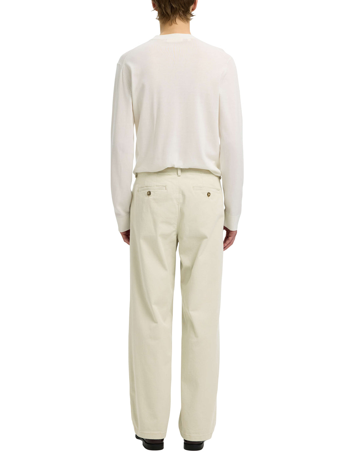 SELECTED Pantalone Selected Slm220-Loose Miles Twil - Grey SILVER