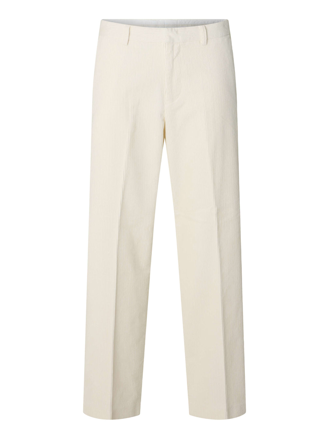 SELECTED Pantalone Selected Slm220-Loose Luke Corduroy - Bianco WHITE