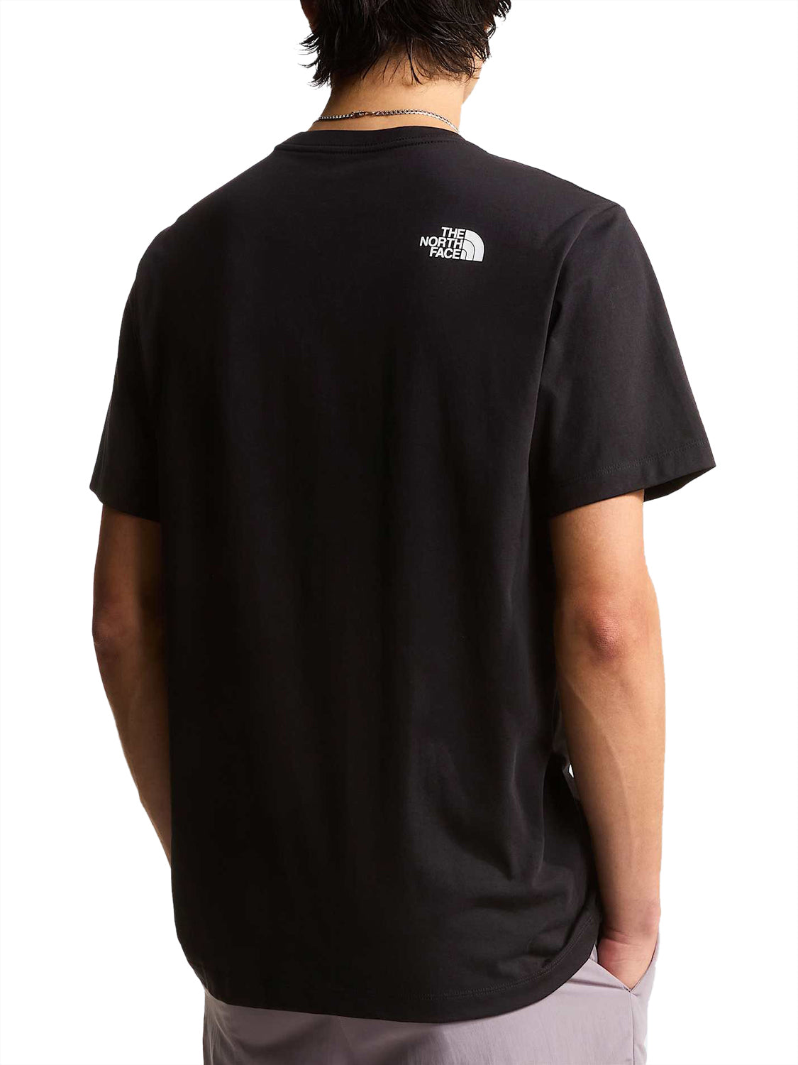 THE NORTH FACE T-shirt Evolution Half Dome Regular Nero Nero/bianco