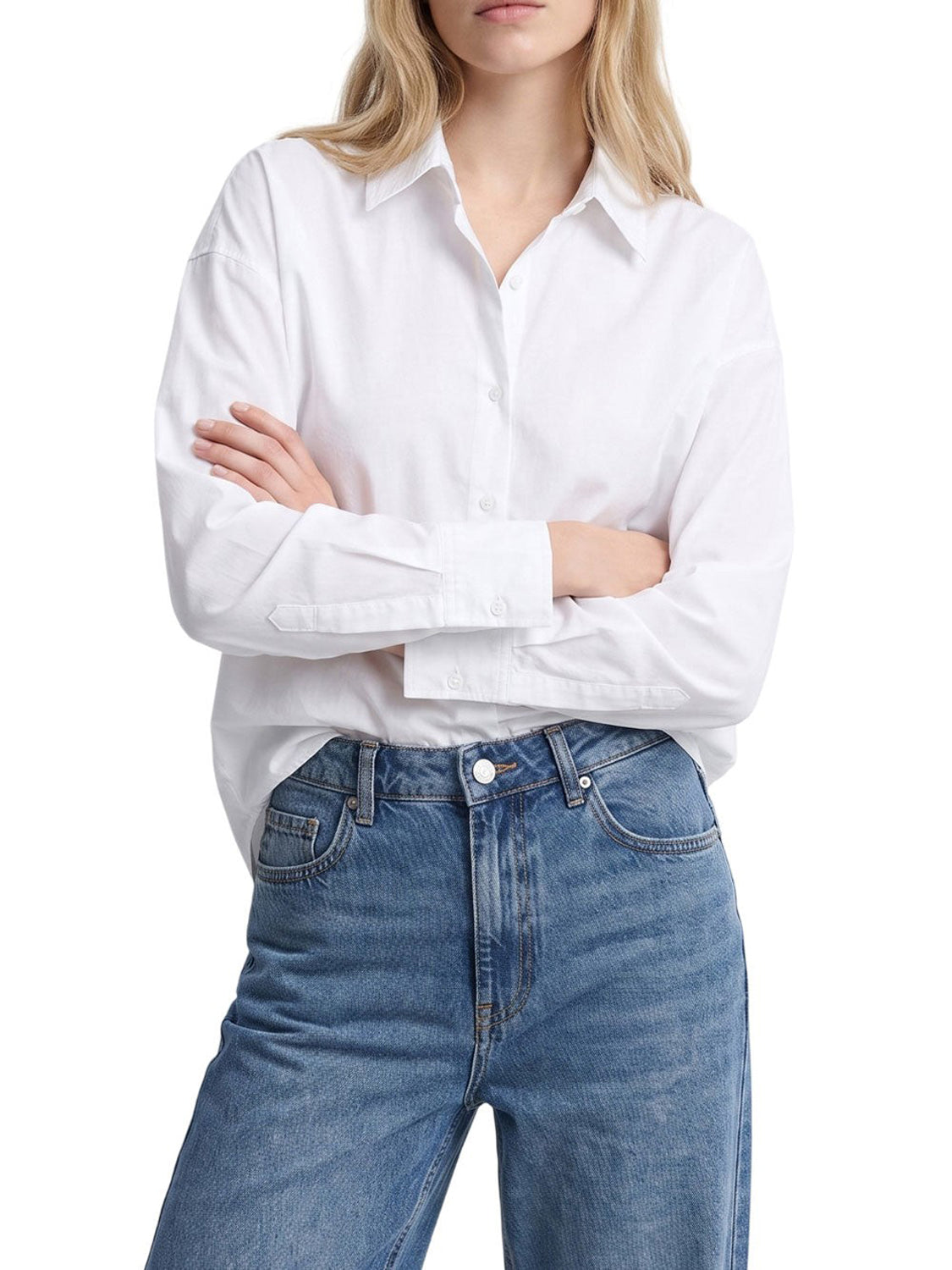 TIFFOSI Camicia Tiffosi Nancy Blu Bianco