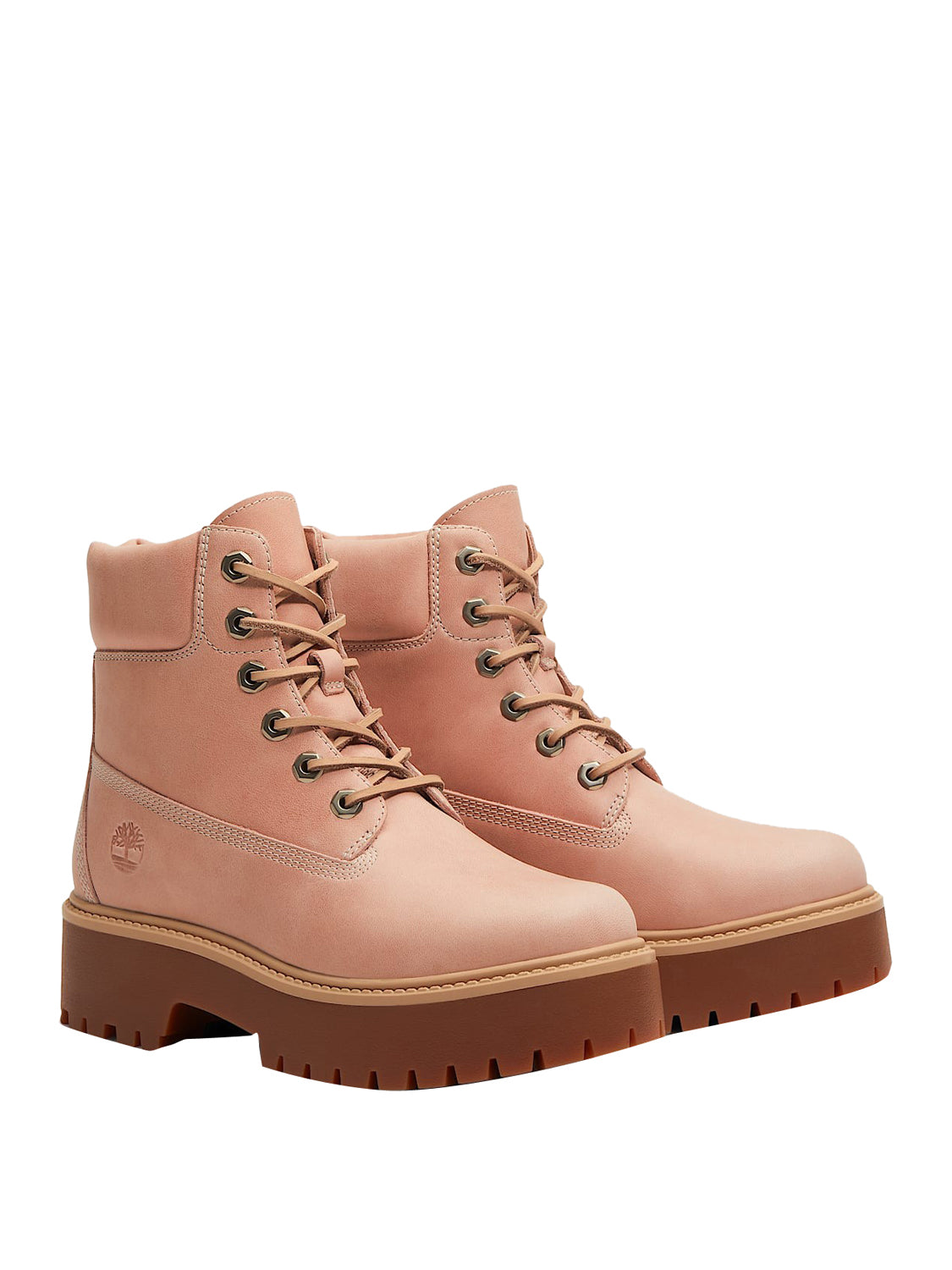 TIMBERLAND Stivaletto Timberland Plateau 6-Inch Stone Street Rosa LIGHT PINK