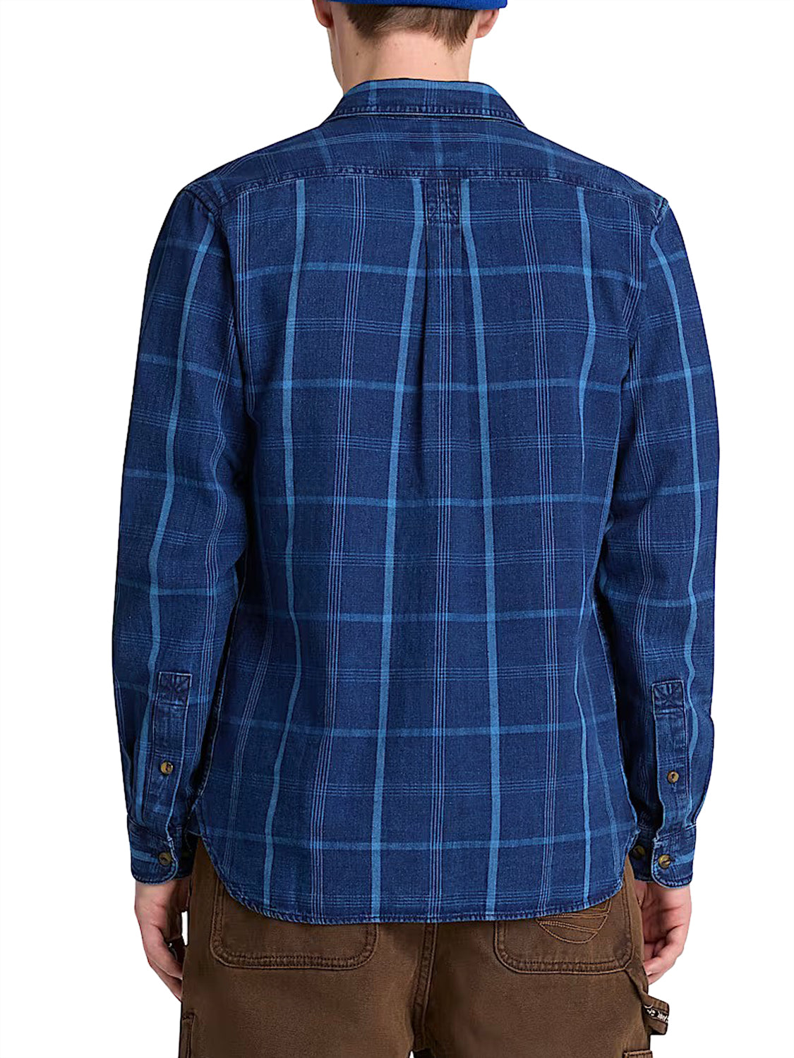 TIMBERLAND Camicia Casual Timberland Indigo Check - Blu Medium blue