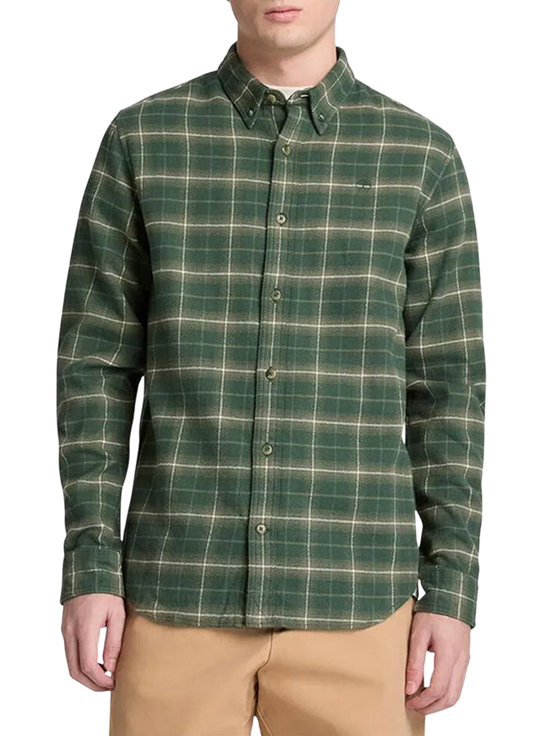 TIMBERLAND Camica Timberland Flannel Check Verde Medium Green