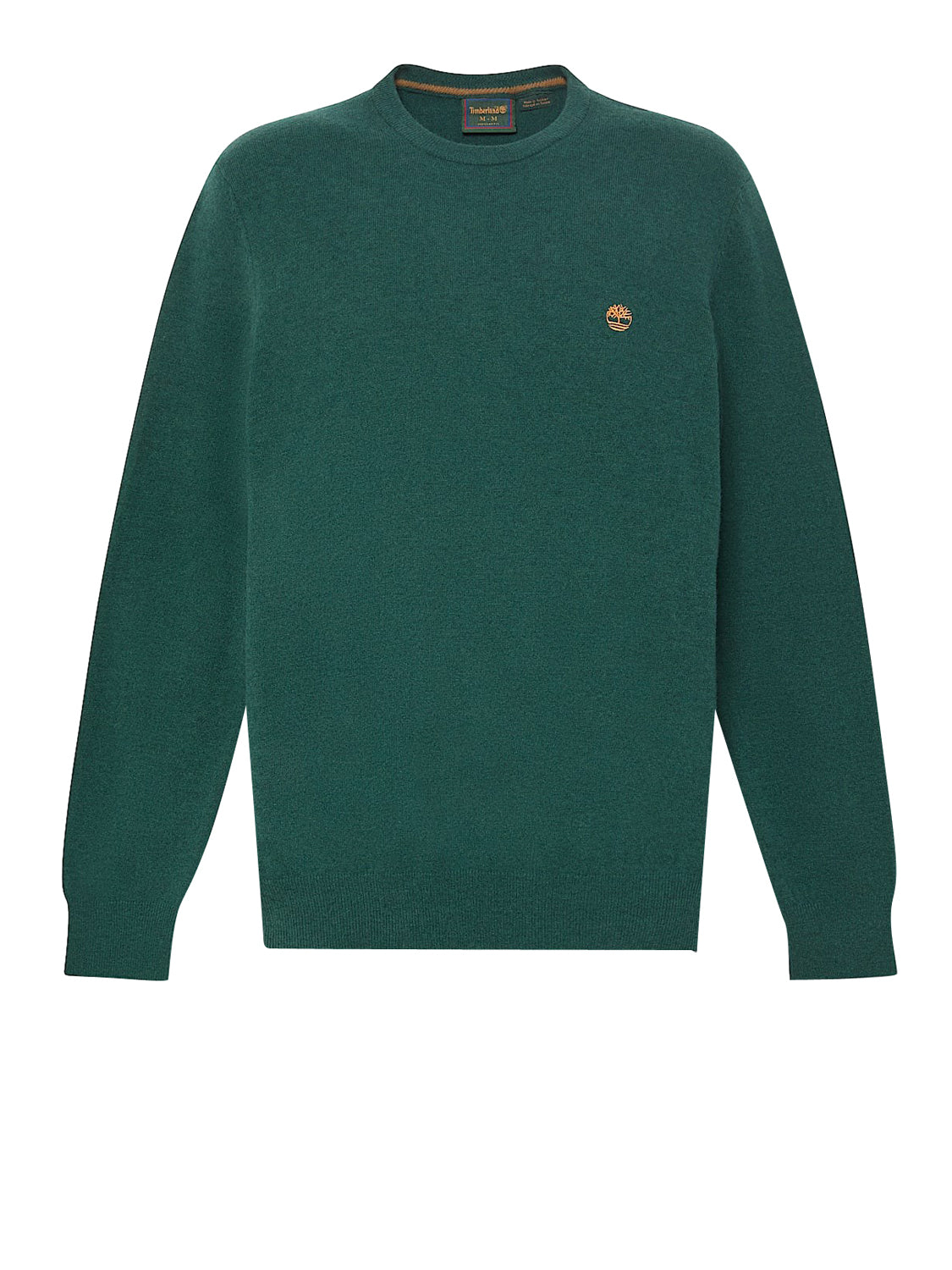 TIMBERLAND Maglione Girocollo Timberland in Lana Merino Cohas Brook Verde Scuro Light Green