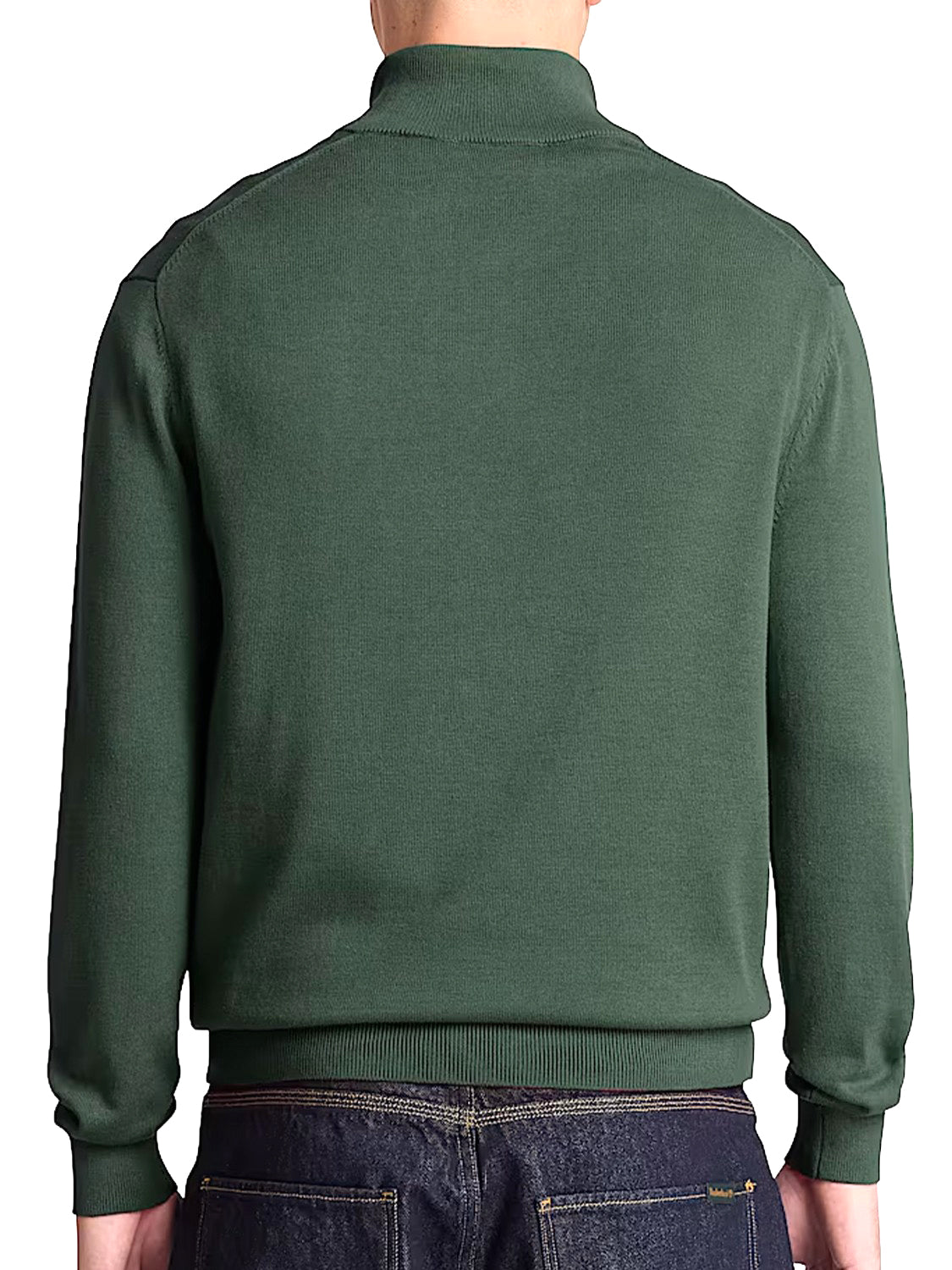 TIMBERLAND Maglione Williams River Quarter Zip Timberland - Verde Scuro Dark green