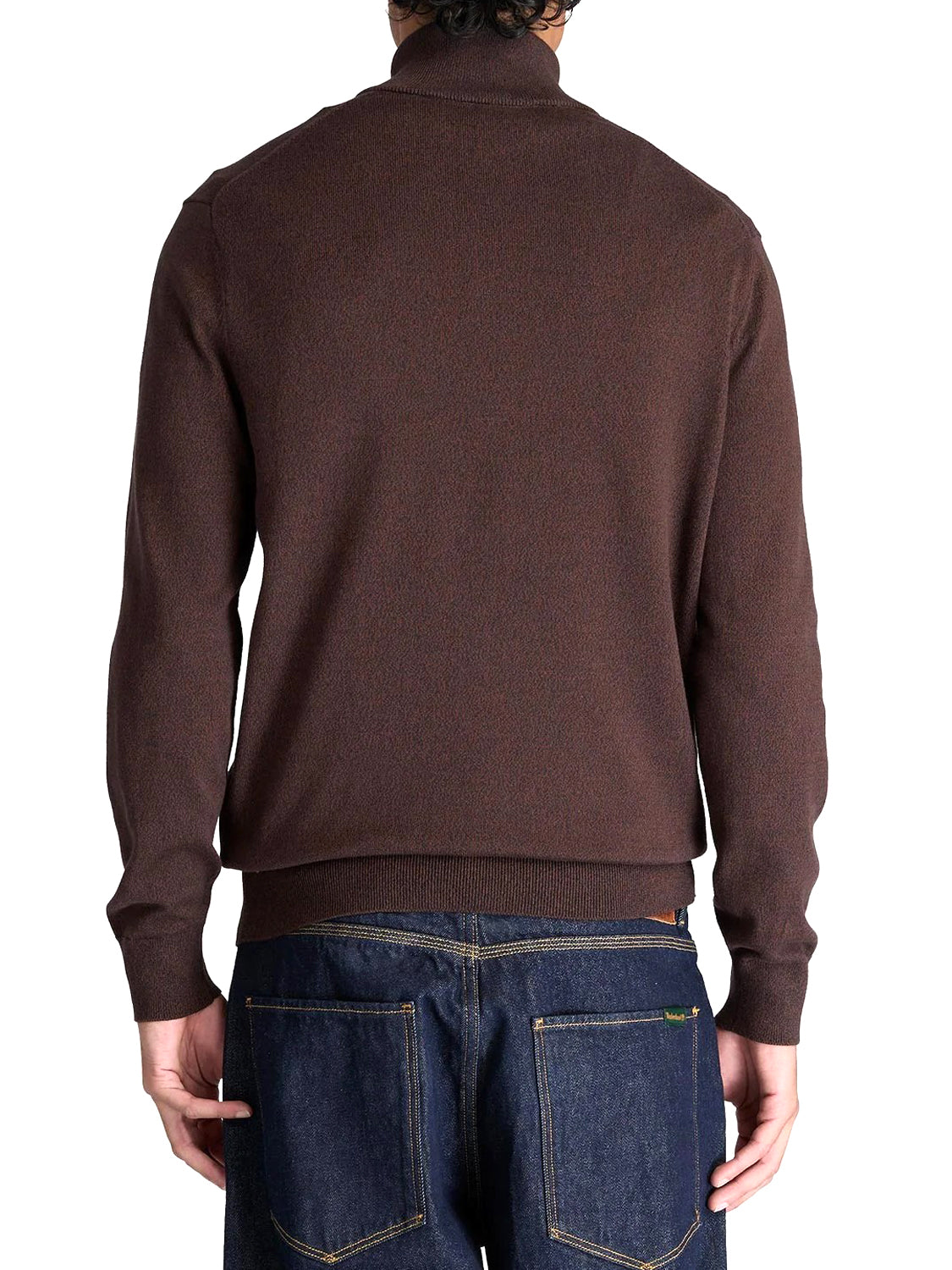 TIMBERLAND Maglione Williams River Quarter Zip Timberland - Marrone Scuro Dark Brown