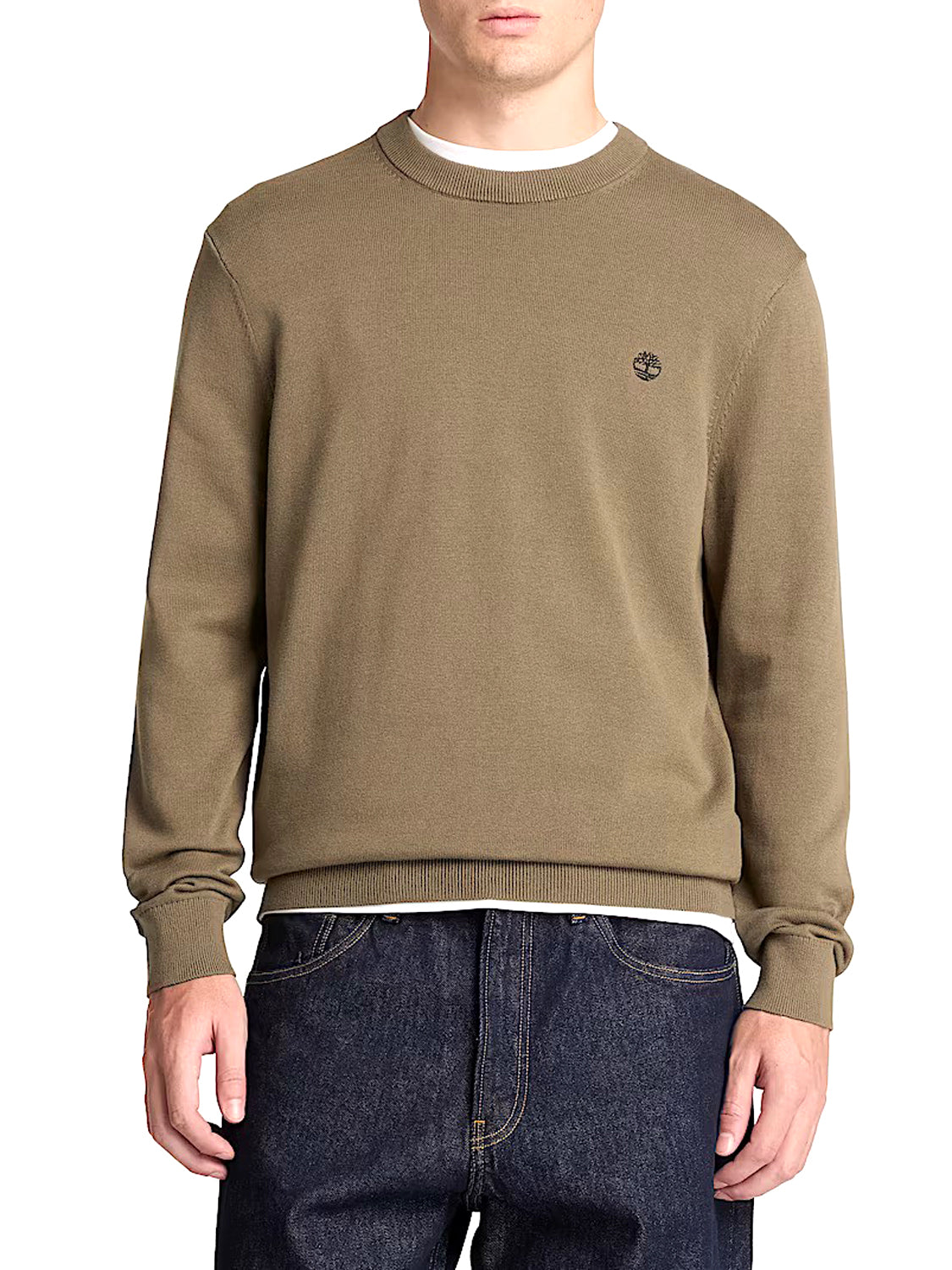 TIMBERLAND Maglione Girocollo Williams River Timberland - Verde Oliva Olive