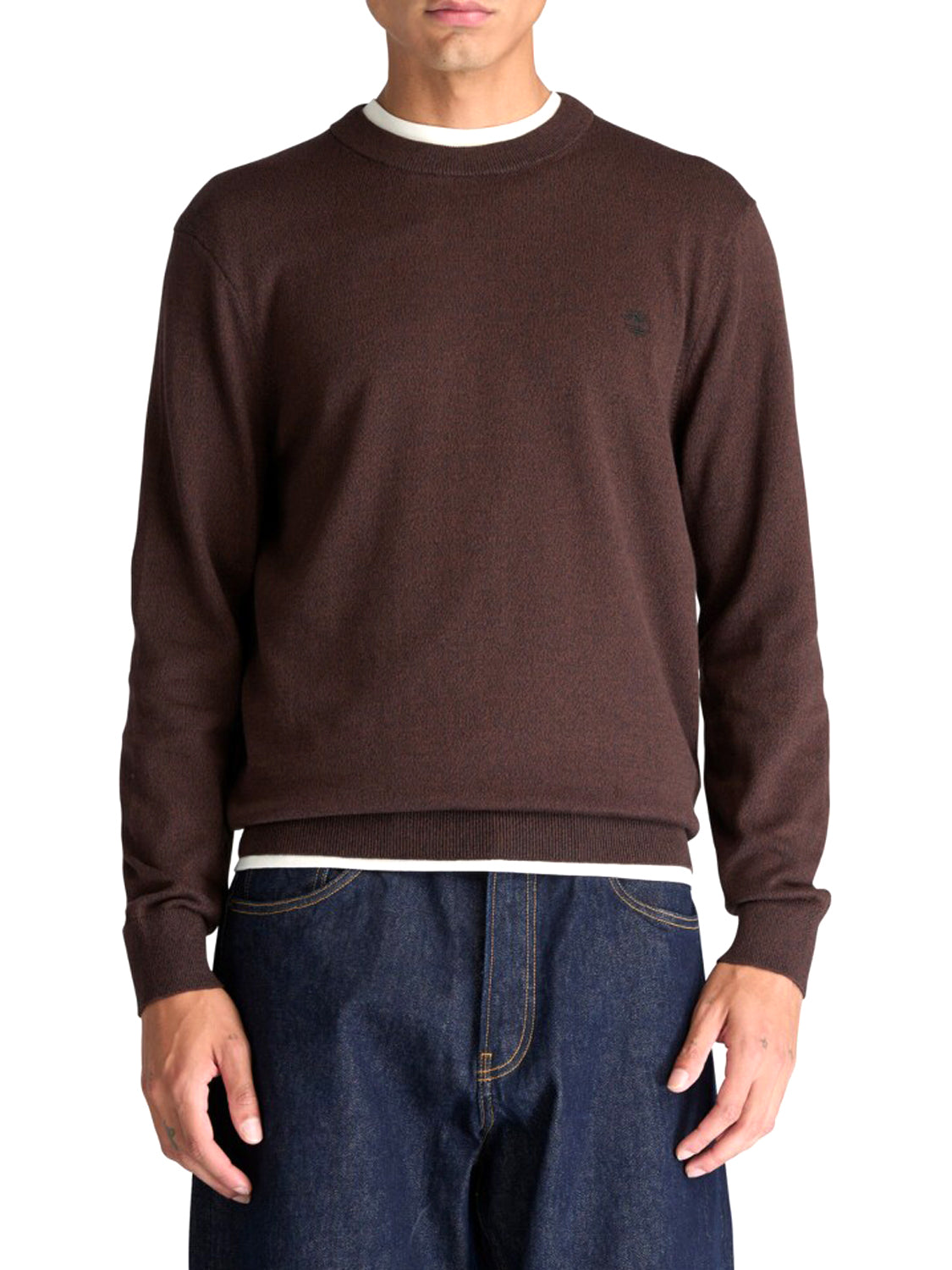 TIMBERLAND Maglione Girocollo Williams River Timberland - Marrone Scuro Dark Brown