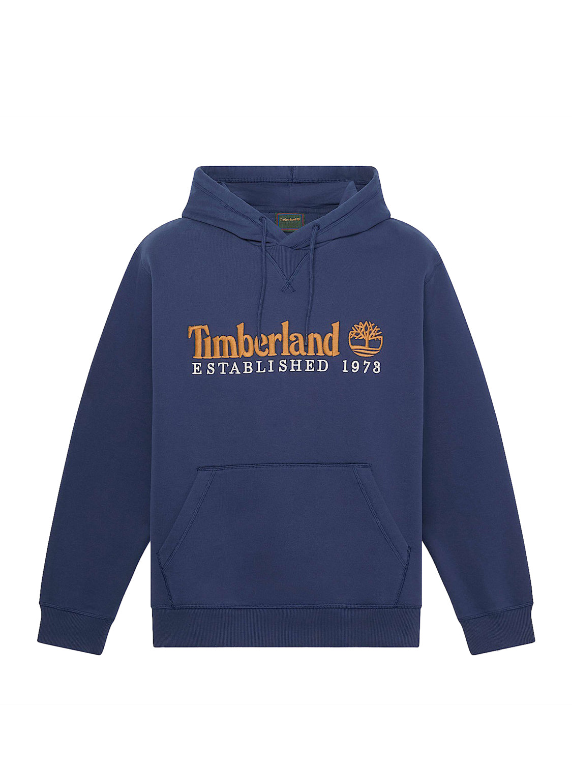 TIMBERLAND Felpa Timberland con Logo Established 1973 Ricamato Navy DARK BLUE