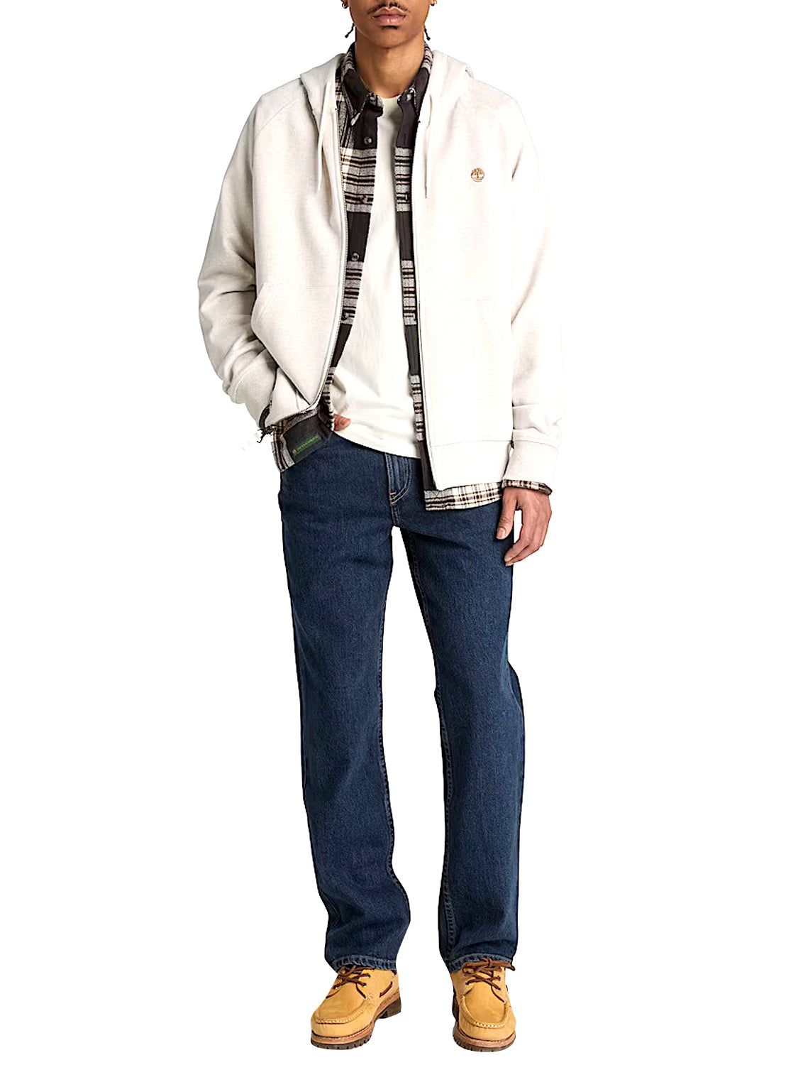 TIMBERLAND Felpa Lb Full Zip Timberland - Beige Light Beige