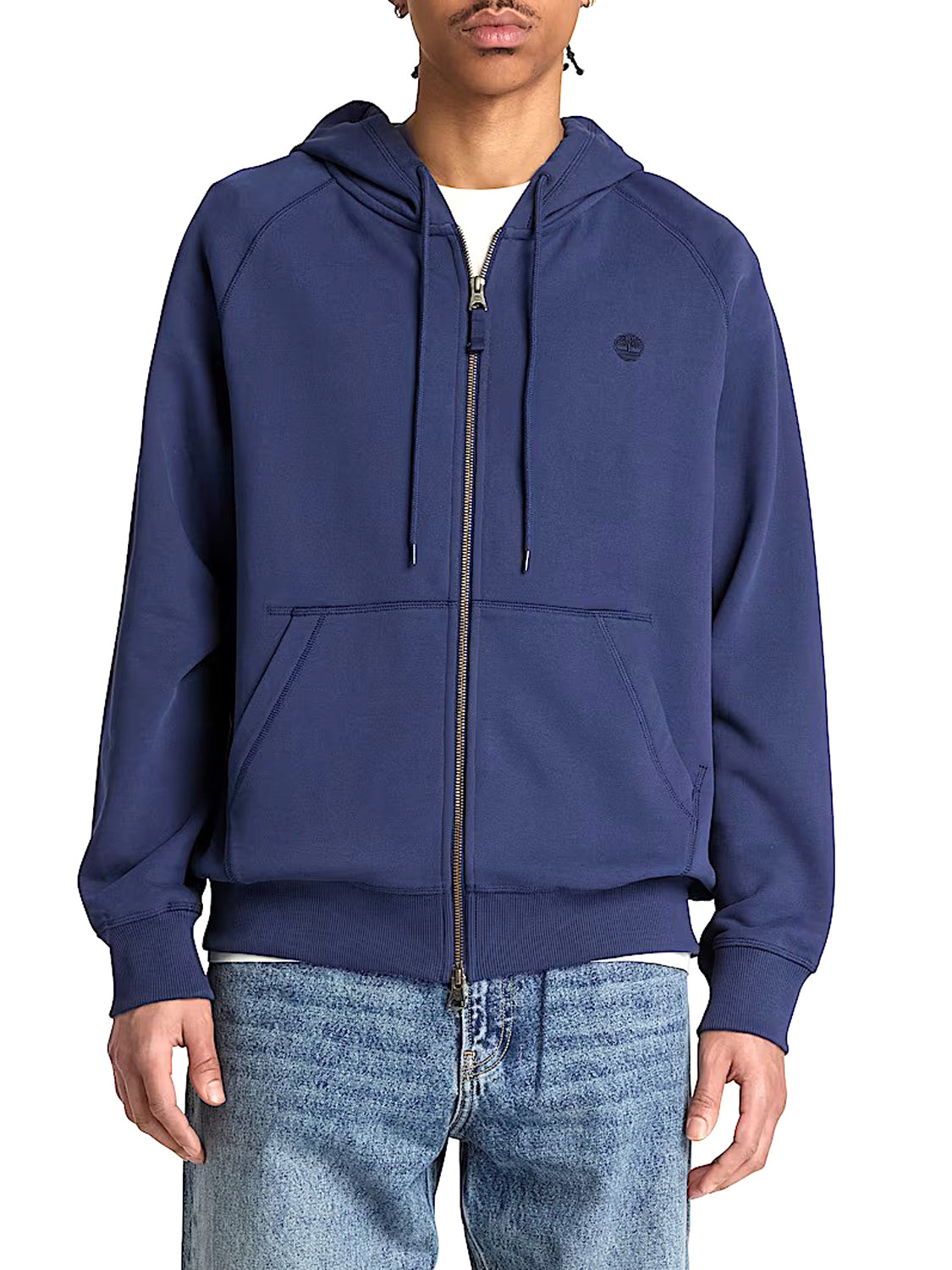 TIMBERLAND Felpa Lb Full Zip Timberland - Blu Scuro DARK BLUE