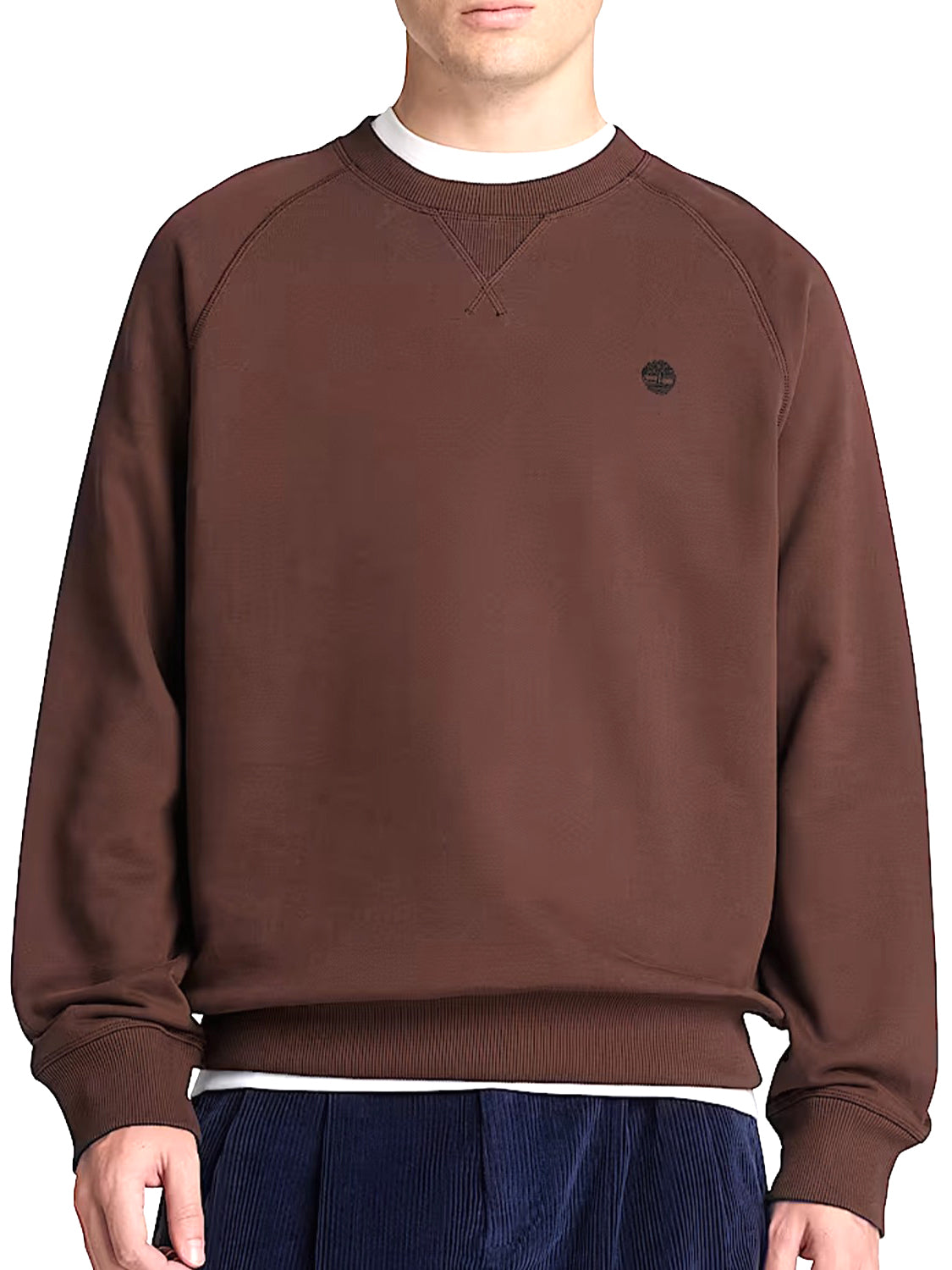 TIMBERLAND Felpa Lb Crew Timberland - Marrone Dark Brown