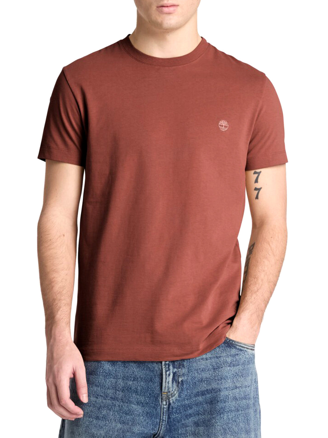 TIMBERLAND T-Shirt Dunstan River Timberland - Marrone Chiaro Medium Brown