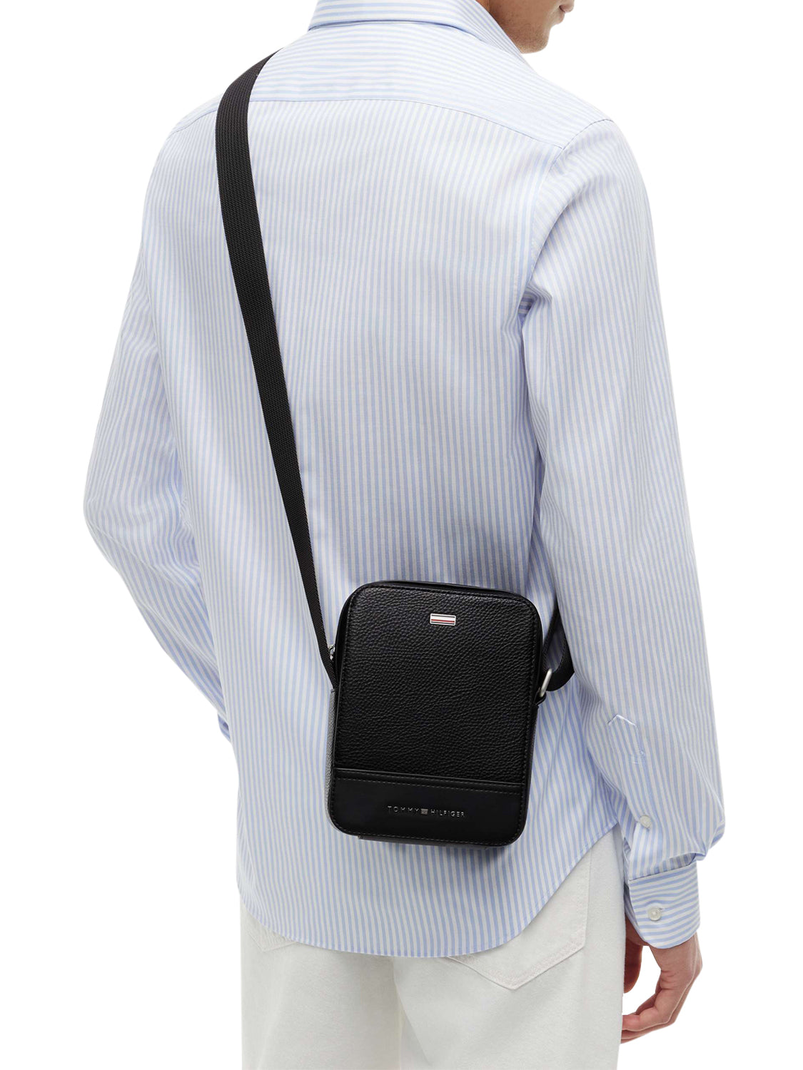 TOMMY HILFIGER 1USCITA Borsa A Tracolla Tommy Hilfiger Th Central Mini Reporter - Nero BLACK