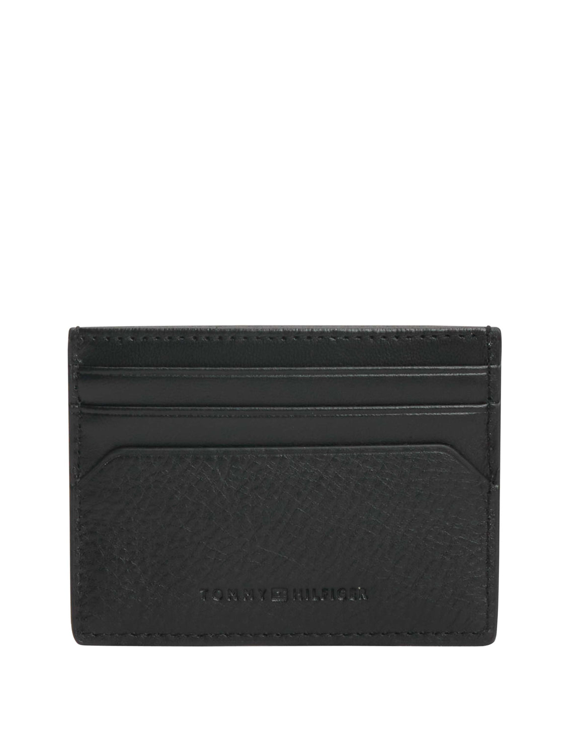 TOMMY HILFIGER 1USCITA Tommy Hilfiger Portafoglio Th Central Cc Holder - Nero BLACK