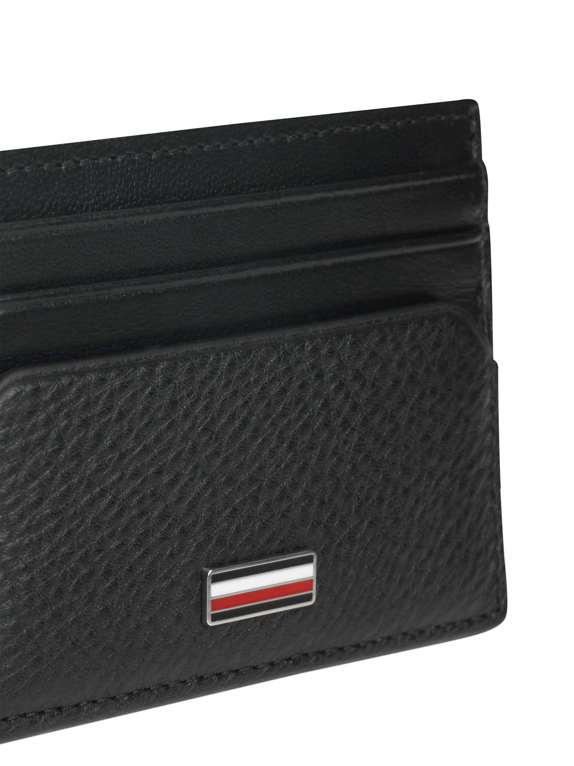TOMMY HILFIGER 1USCITA Tommy Hilfiger Portafoglio Th Central Cc Holder - Nero BLACK